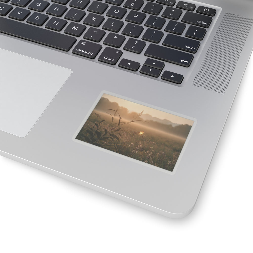 Scenic Nature — Tree Cricket (Matsumushi); Firefly (Hotaru), From The Picture Book Of Crawling C — Kiss-Cut Sticker
