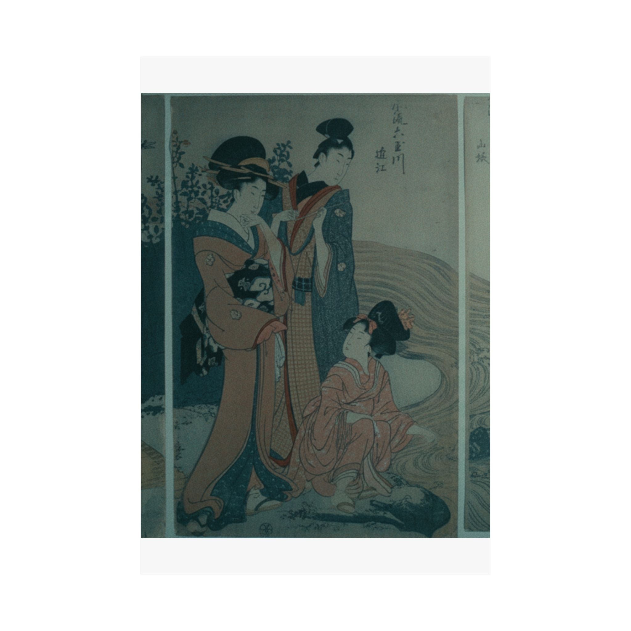 Cinematic — Women And Children On The Banks Of A Stream — Matte Poster