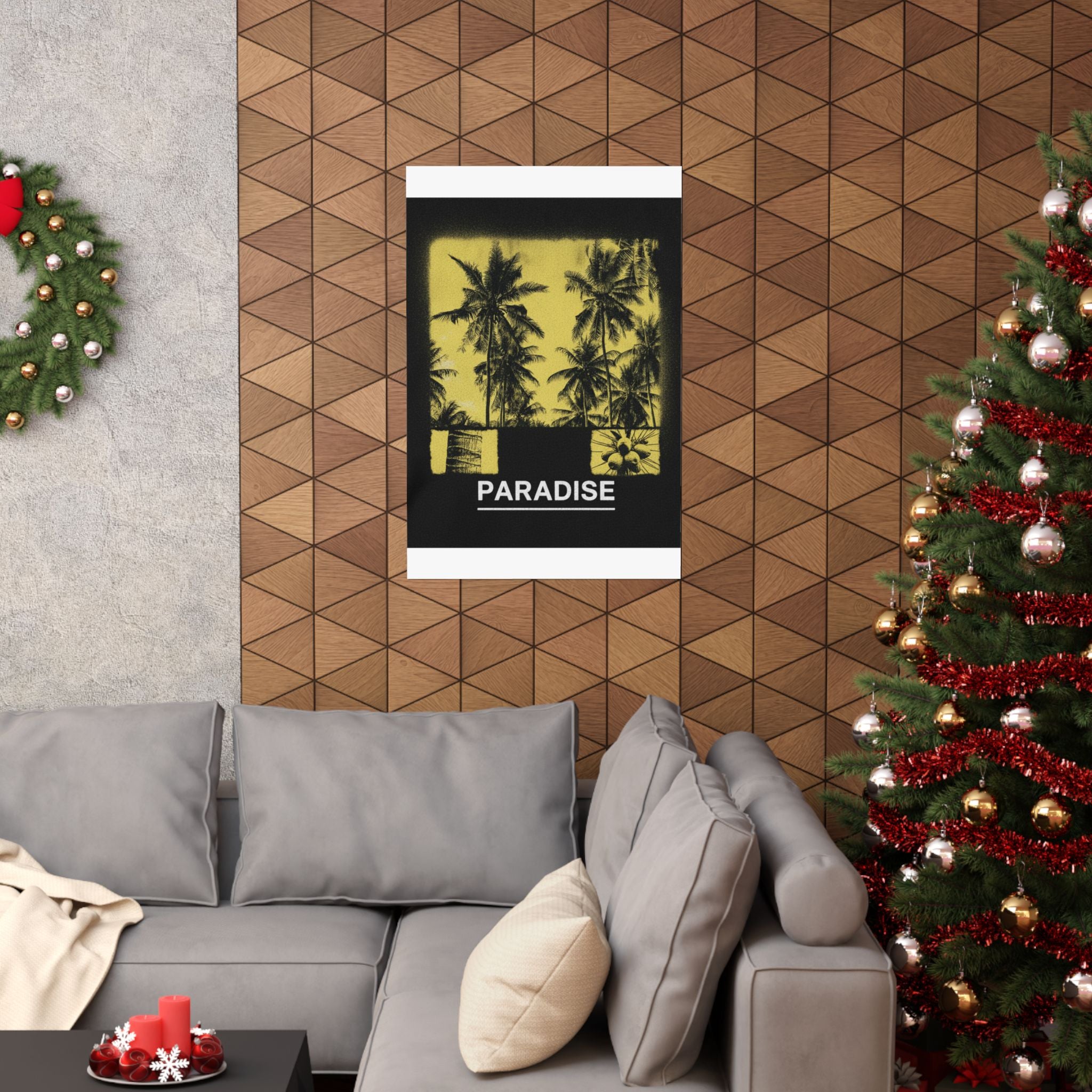 Streetwear Collage — Palms — Matte Poster
