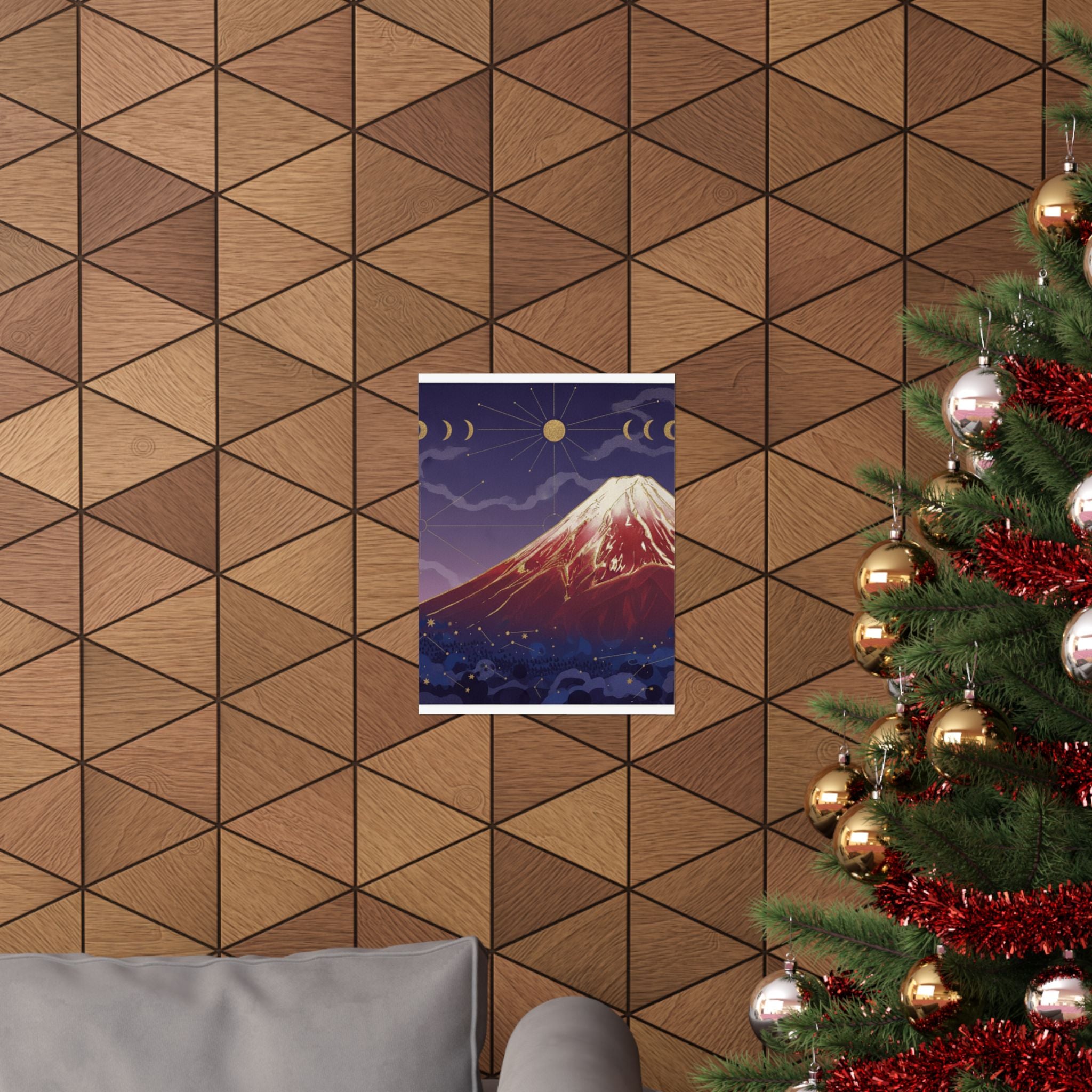 Celestial — South Wind, Clear Sky (Gaifū Kaisei), Also Known As Red Fuji, From The Series Th — Matte Poster