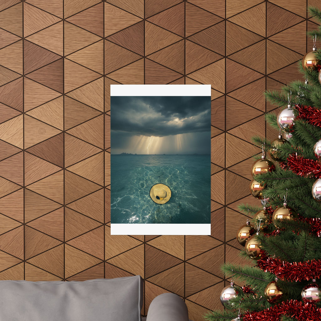 Dramatic Storm — Hat — Matte Poster