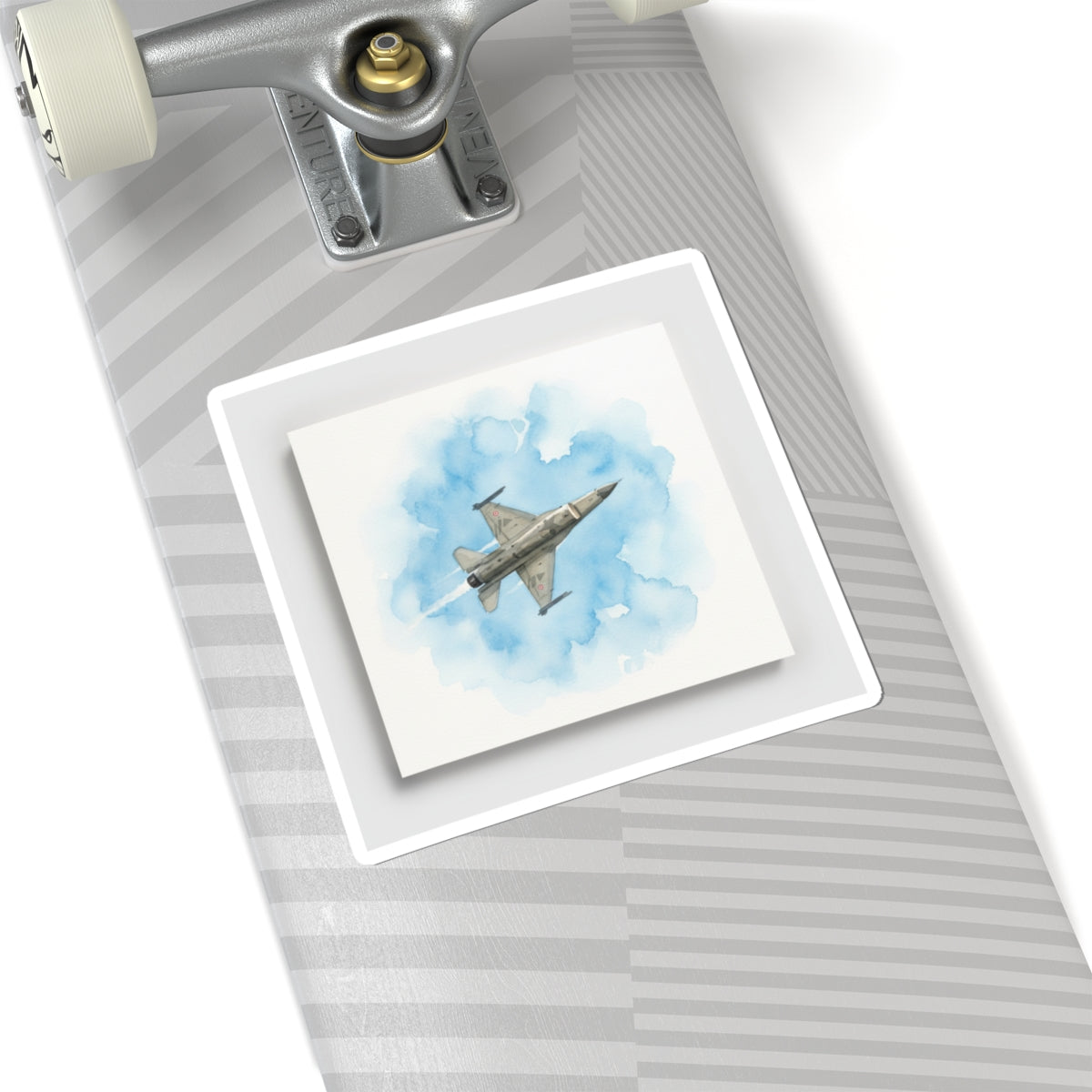 Watercolor — Aircraft — Kiss-Cut Sticker