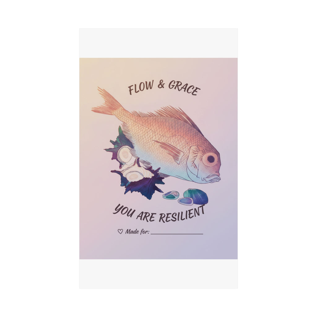 Affirmation — Tai Fish And Top-Shells — Matte Poster