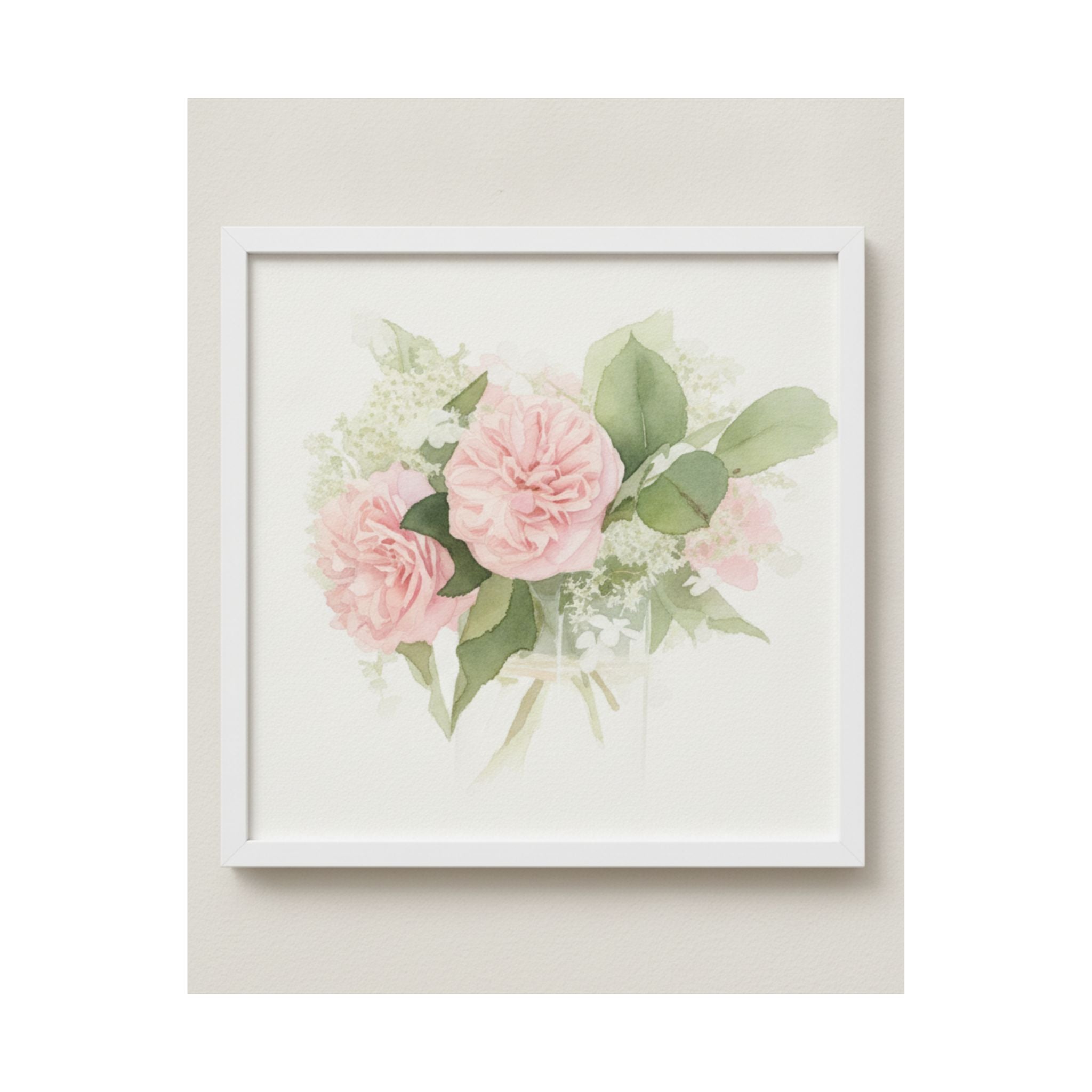 Watercolor — Flower — Matte Poster