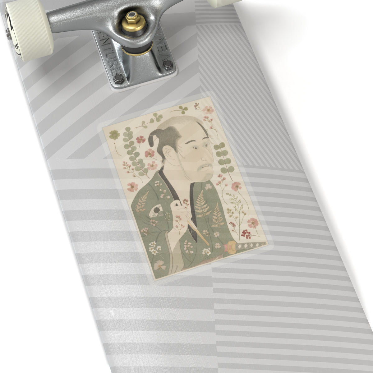 Botanical — The Actor Onoye Matsusuke As A Ronin — Kiss-Cut Sticker