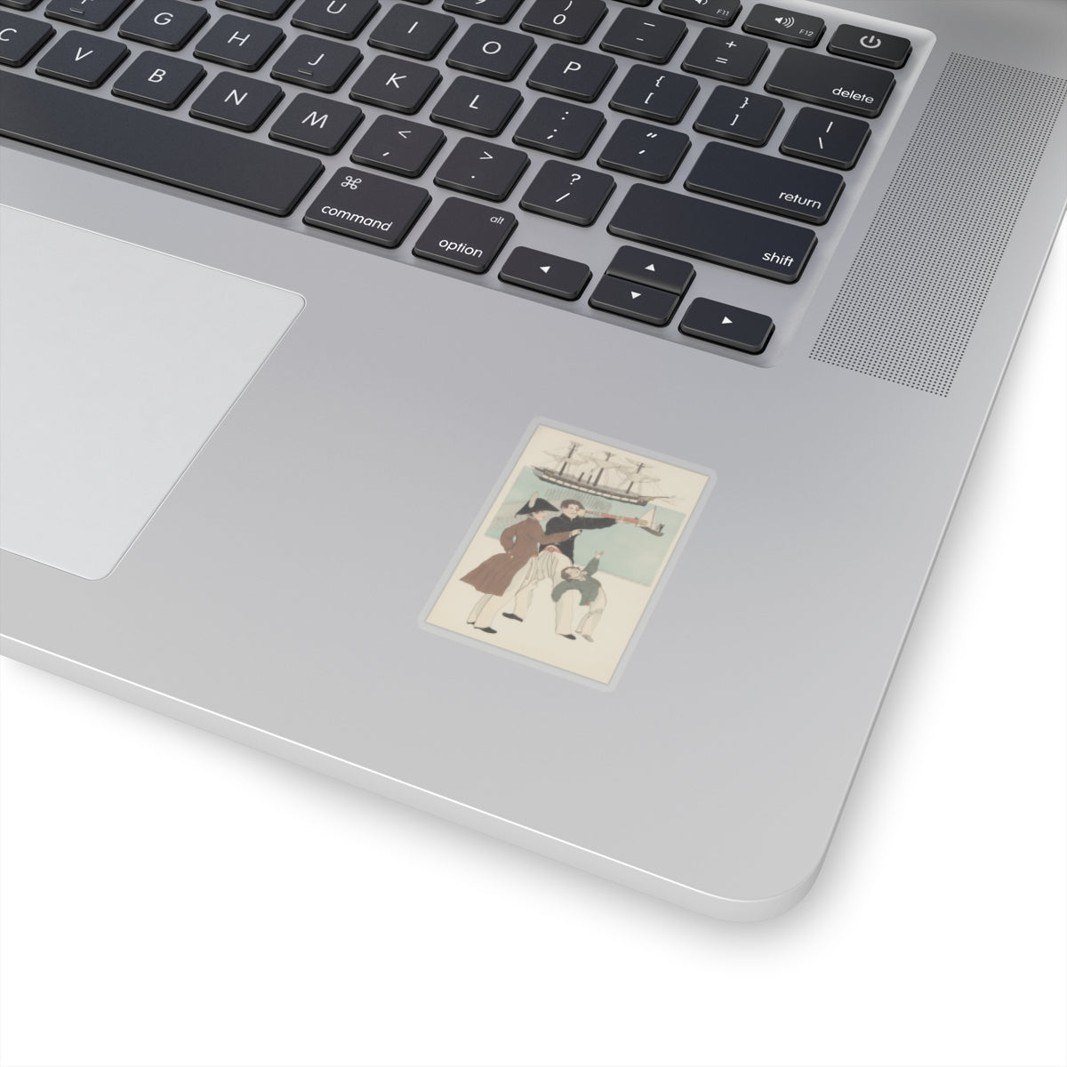 Botanical — Russians Enjoying A Holiday In Yokohama (Yokohama Kyūjitsu Roshiajin Yūkō) — Kiss-Cut Sticker