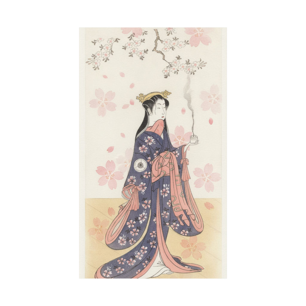 Watercolor — The Actor Iwai Hanshirō Iv As Sakura Hime, The Cherry Princess — Matte Poster