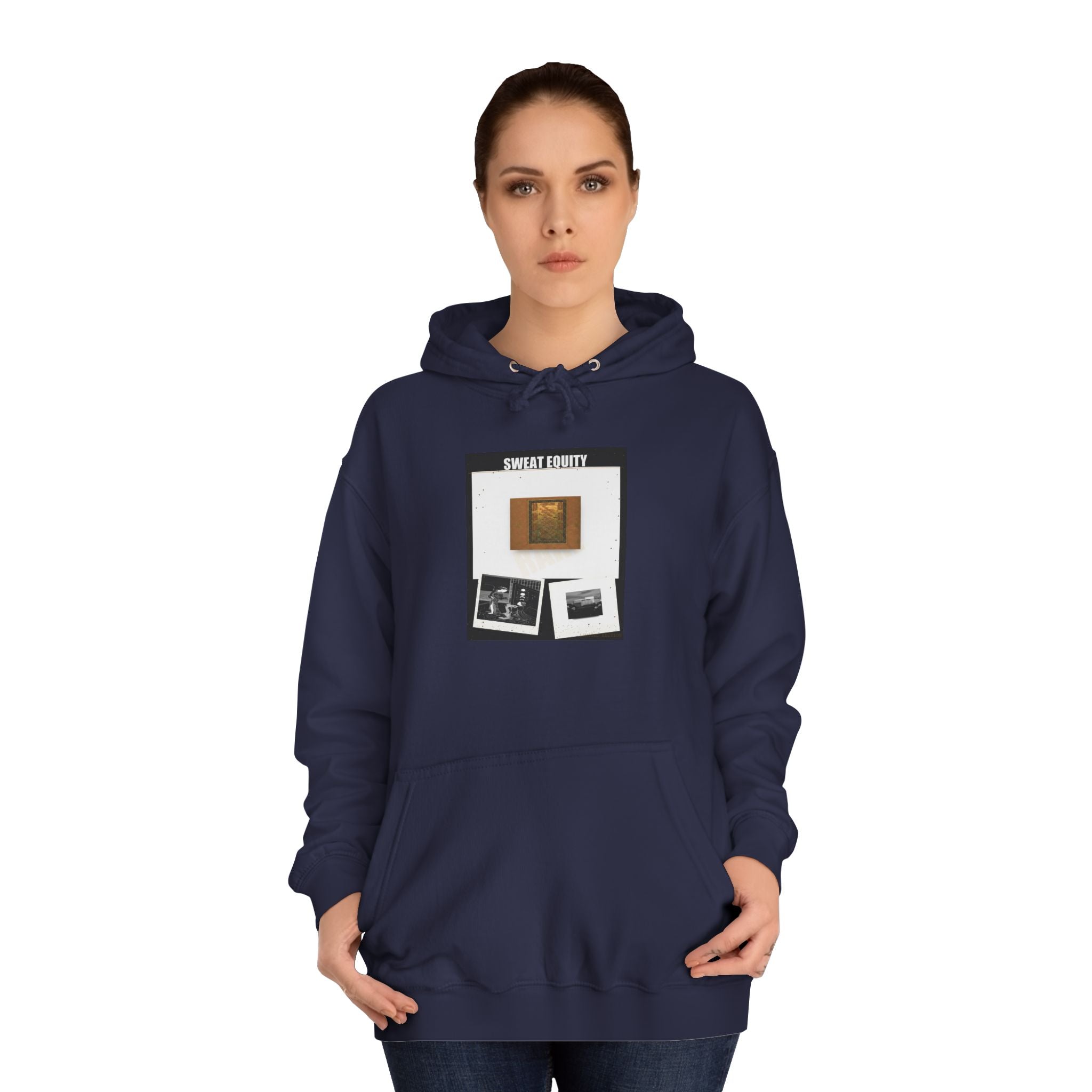 Sweat Equity Photo Collage Poster Pullover Hoodie