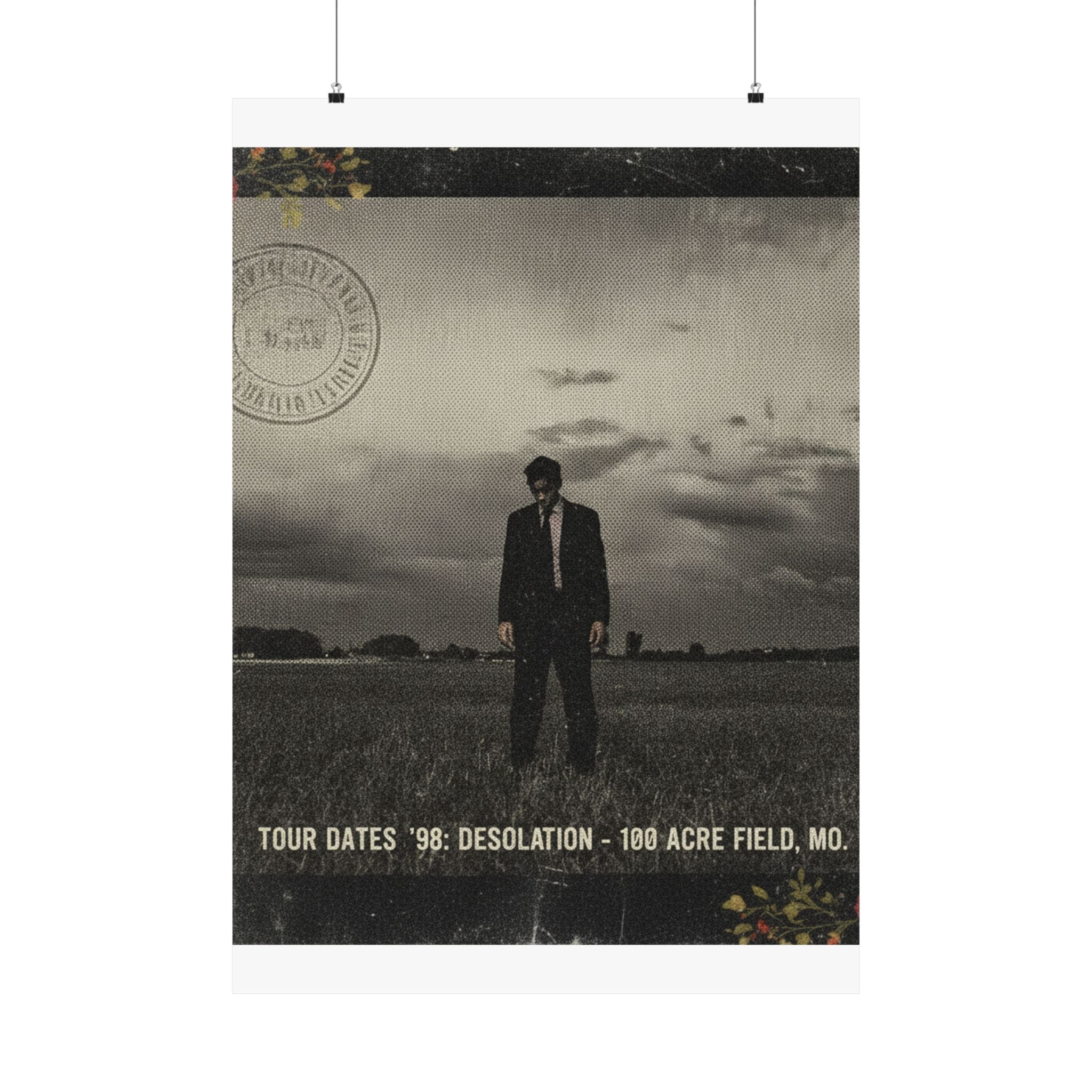 Desolation '98 Tour Vintage Bootleg Field Poster