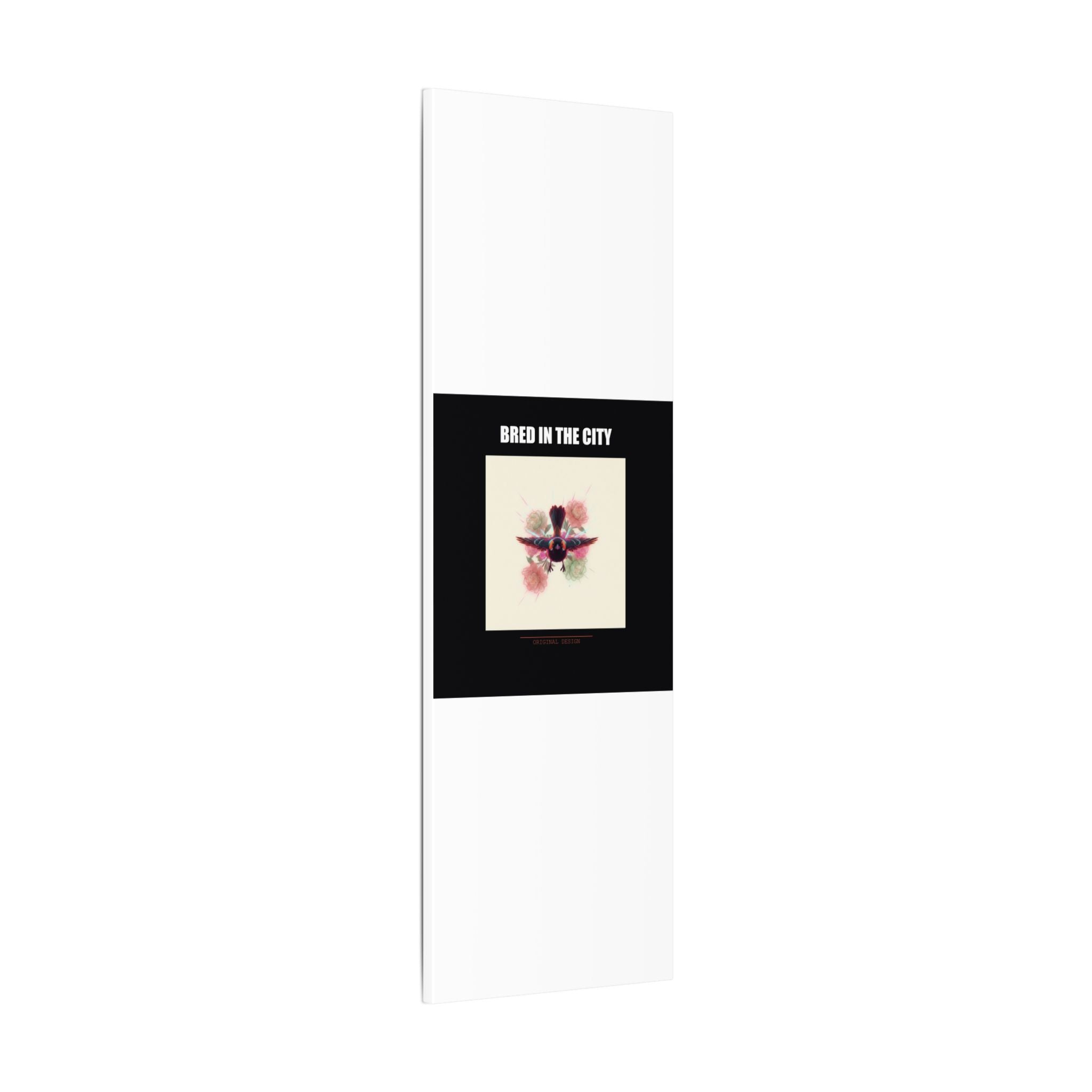 BRED IN THE CITY Flying Bird & Roses Matte Canvas