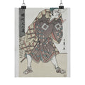 Vintage Bootleg — The Fifth Ichikawa Danjuro As A Kago Bearer Standing Near A Mile Post — Matte Poster