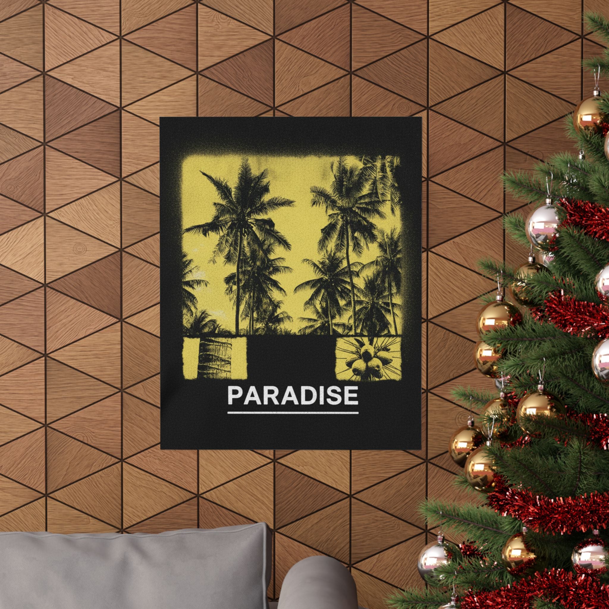 Streetwear Collage — Palms — Matte Poster