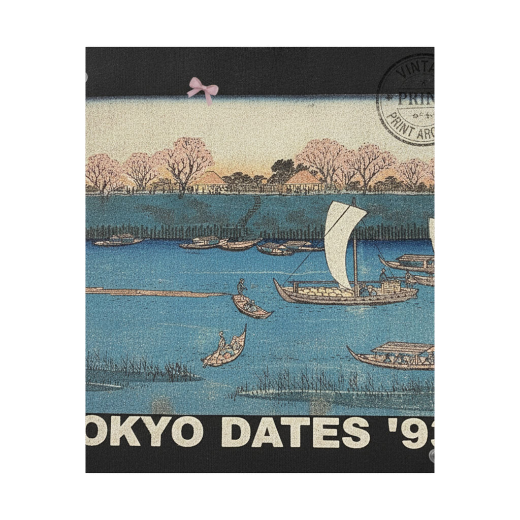 Vintage Bootleg — Sumidagawa Mimeguri Hana Zakari No Kei — Matte Poster