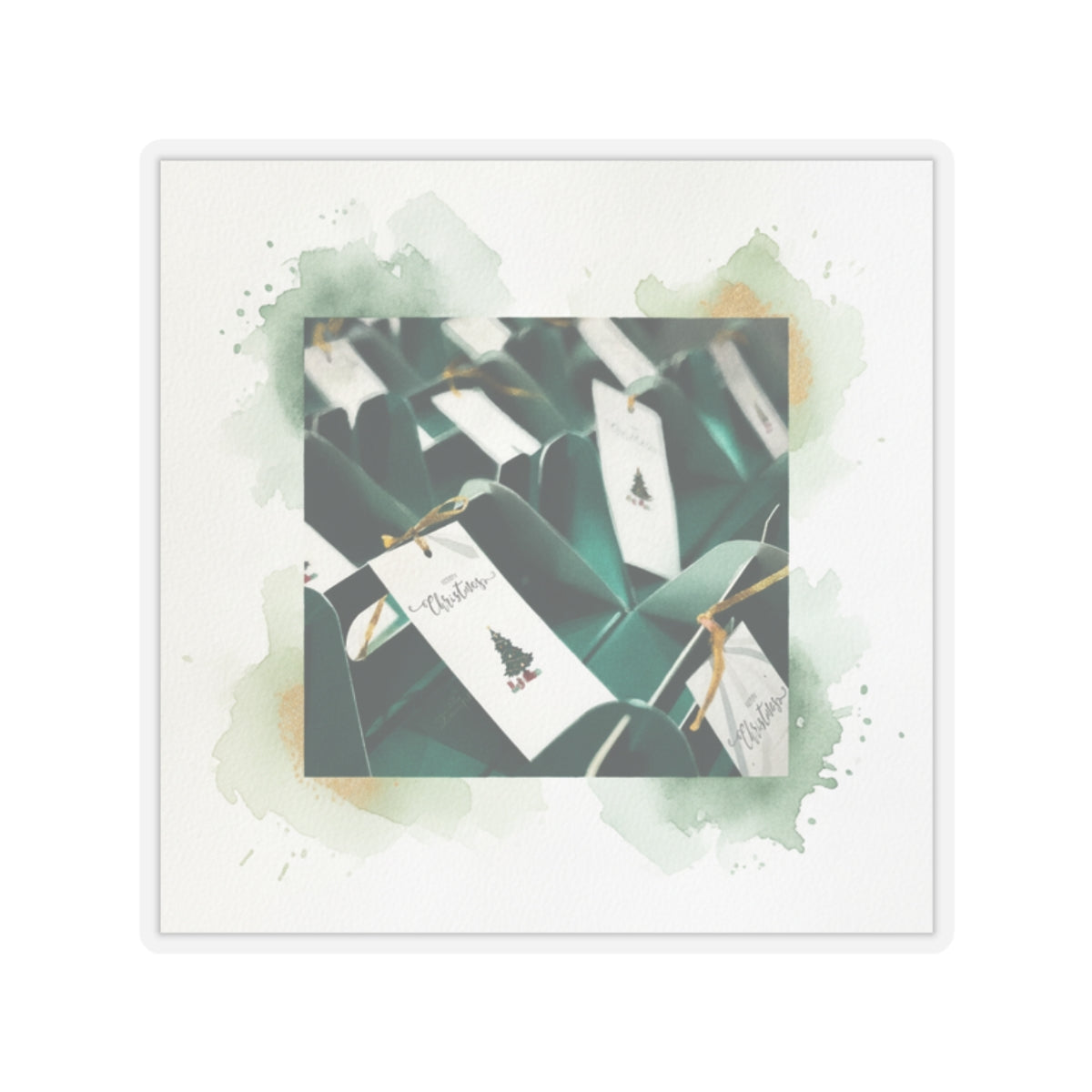 Watercolor — Gift — Kiss-Cut Sticker