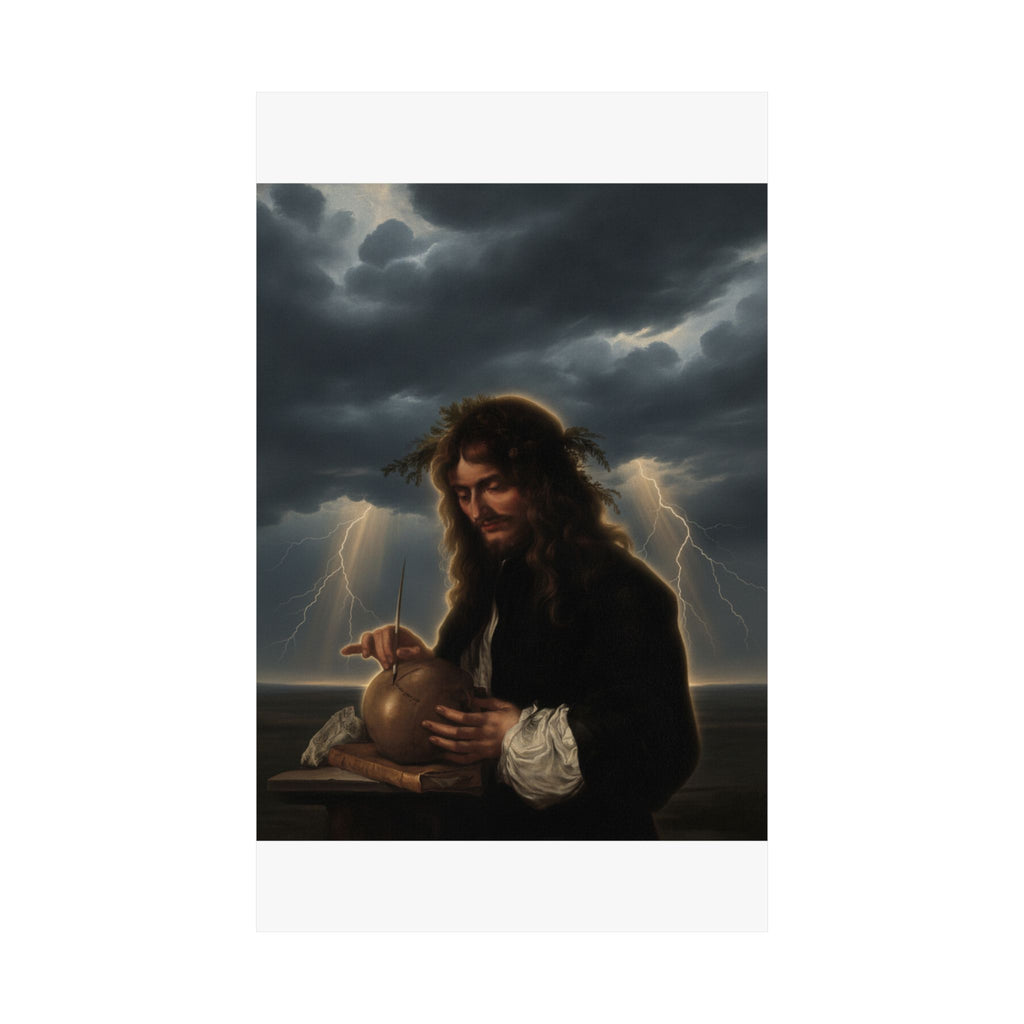 Dramatic Storm — Person — Matte Poster