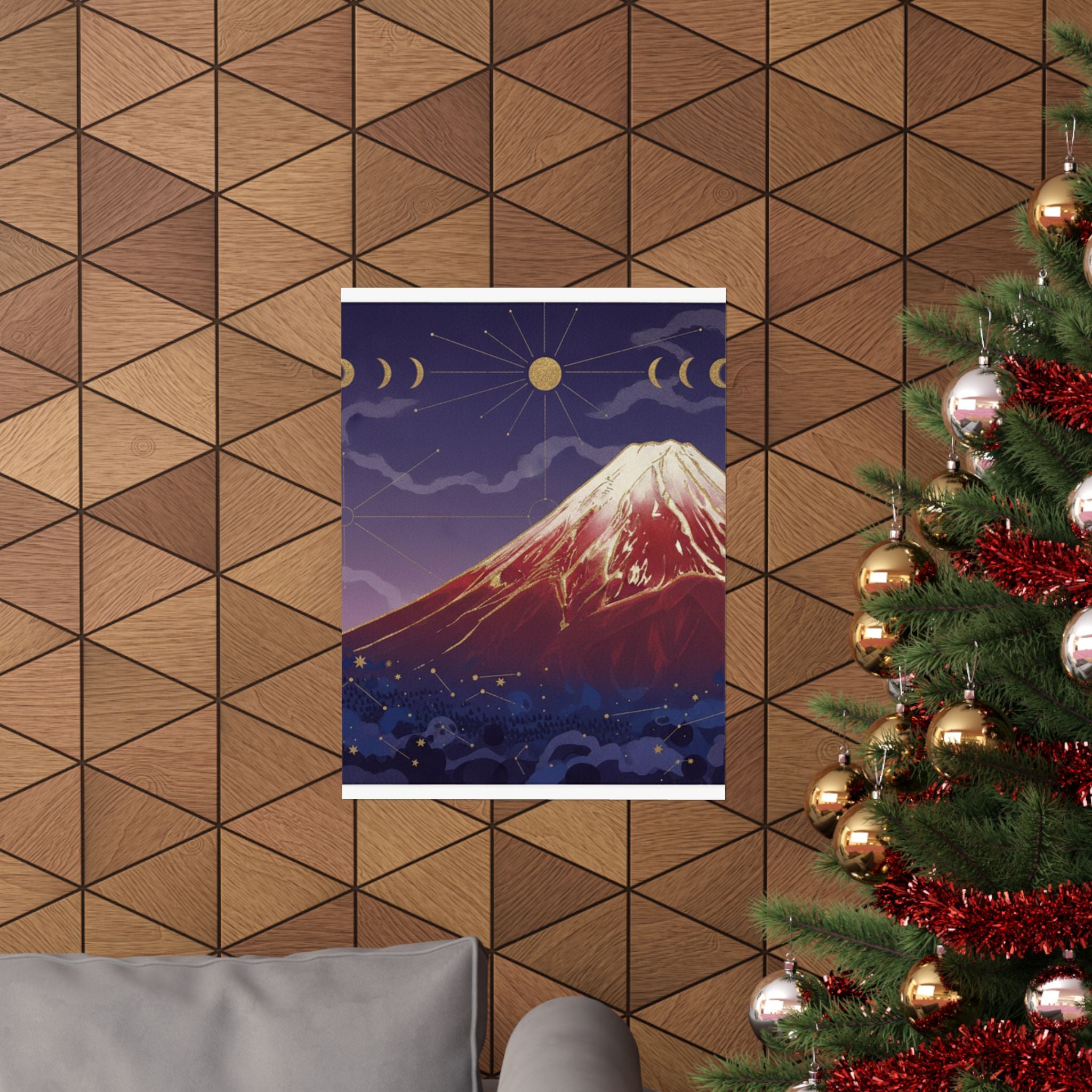 Celestial — South Wind, Clear Sky (Gaifū Kaisei), Also Known As Red Fuji, From The Series Th — Matte Poster