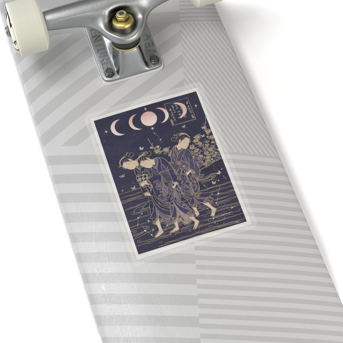 Celestial — The Tama River At Ide, Yamashiro Province — Kiss-Cut Sticker