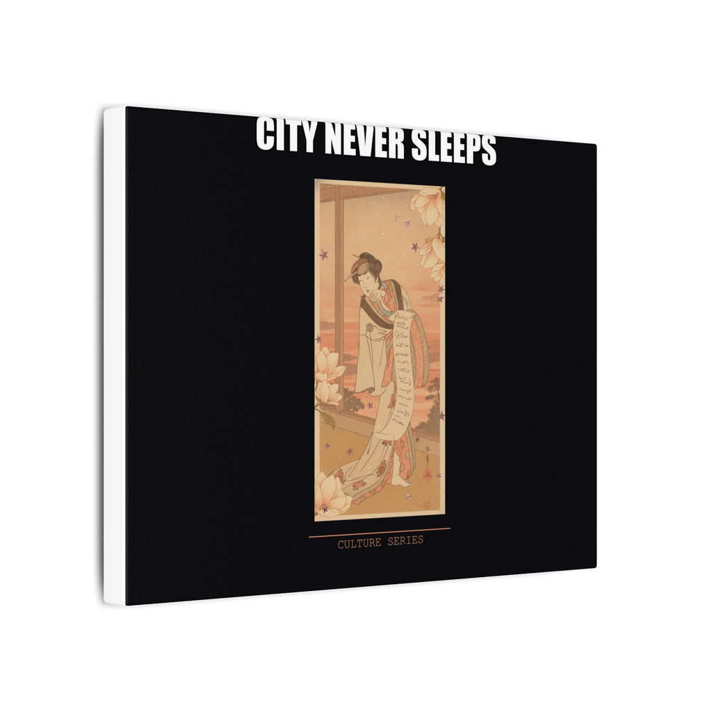STREET CERTIFIED | The Second Yamashito Kinsaku As A Courtesan Standing In A Room — Matte Canvas