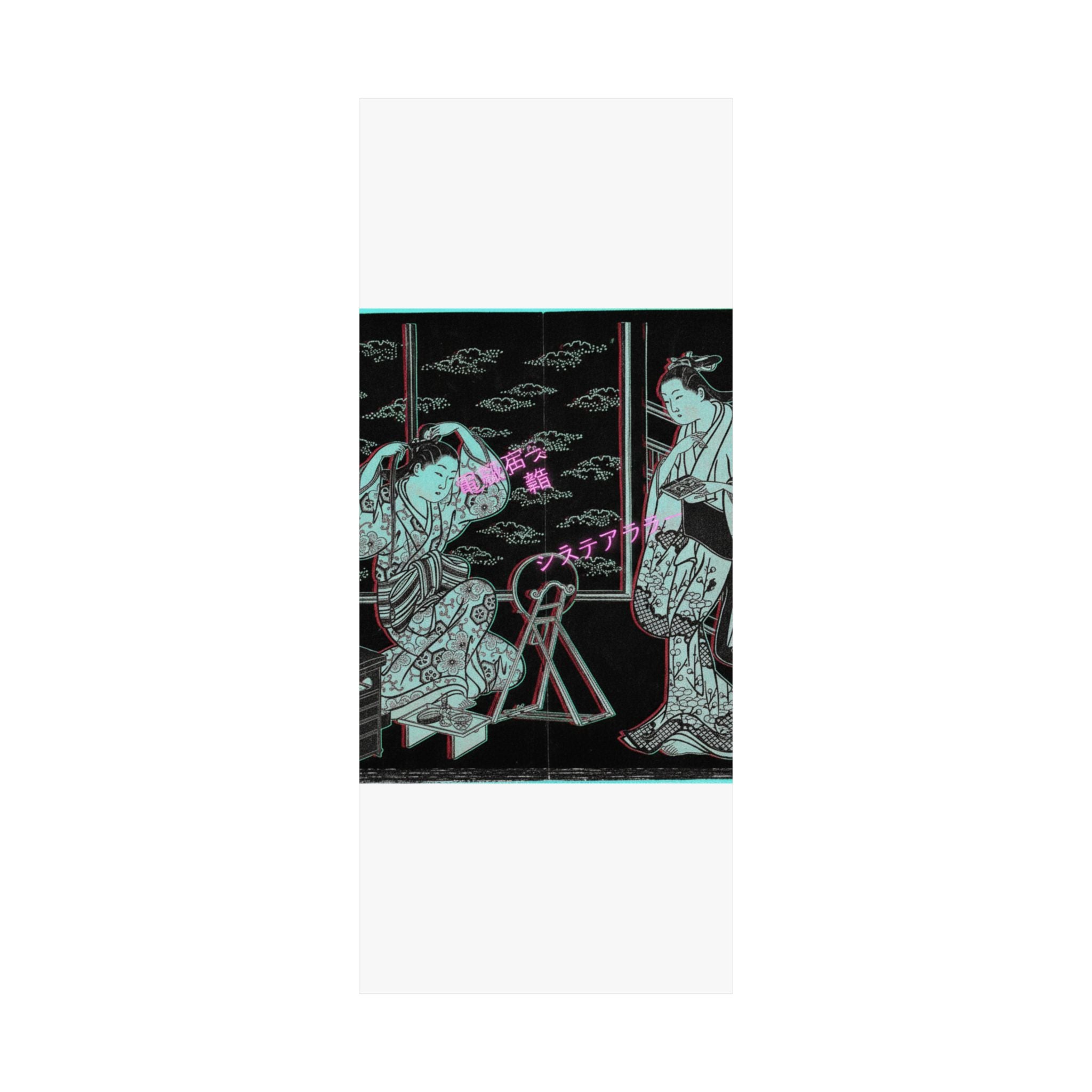 Glitch Culture — Two Women In A Room Opening On A Verandah — Matte Poster