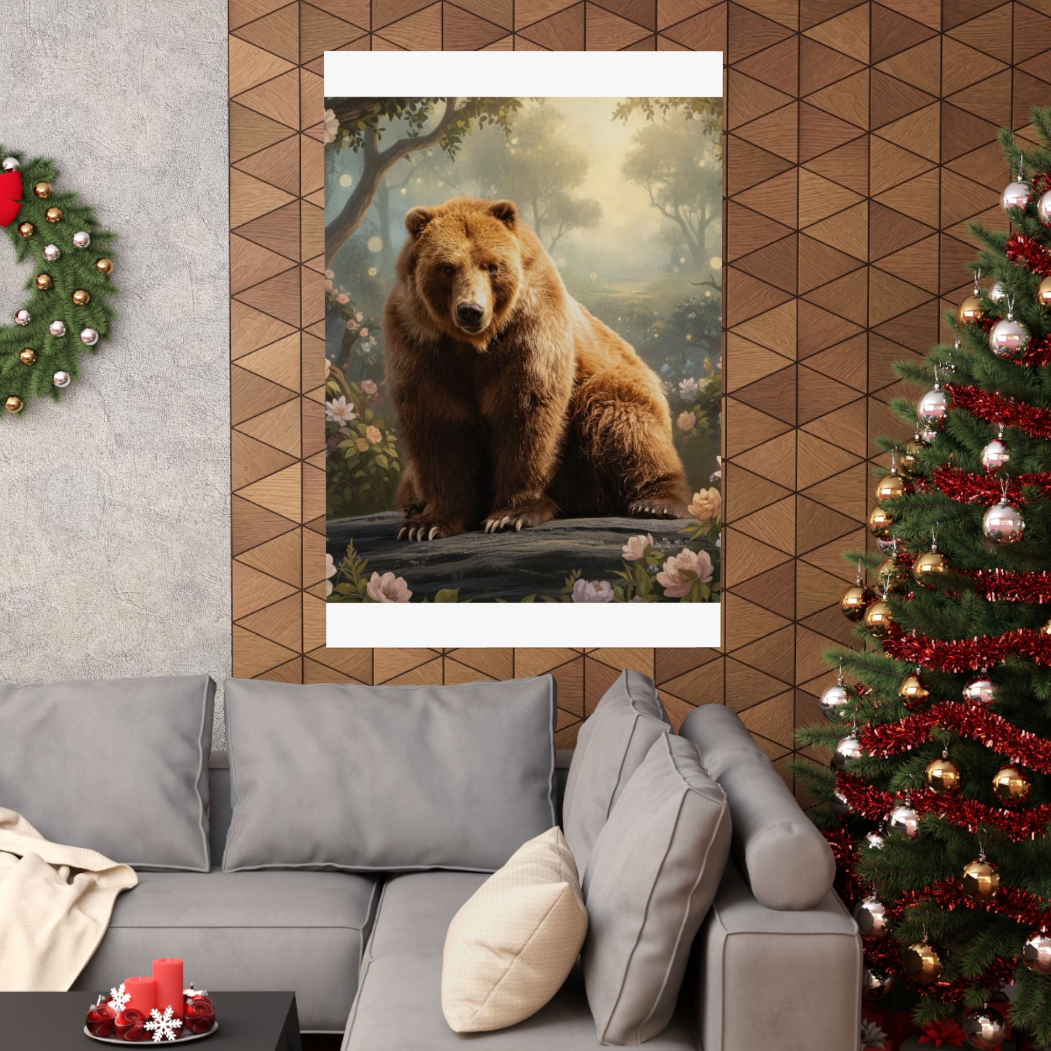 Scenic Nature — Bear — Matte Poster