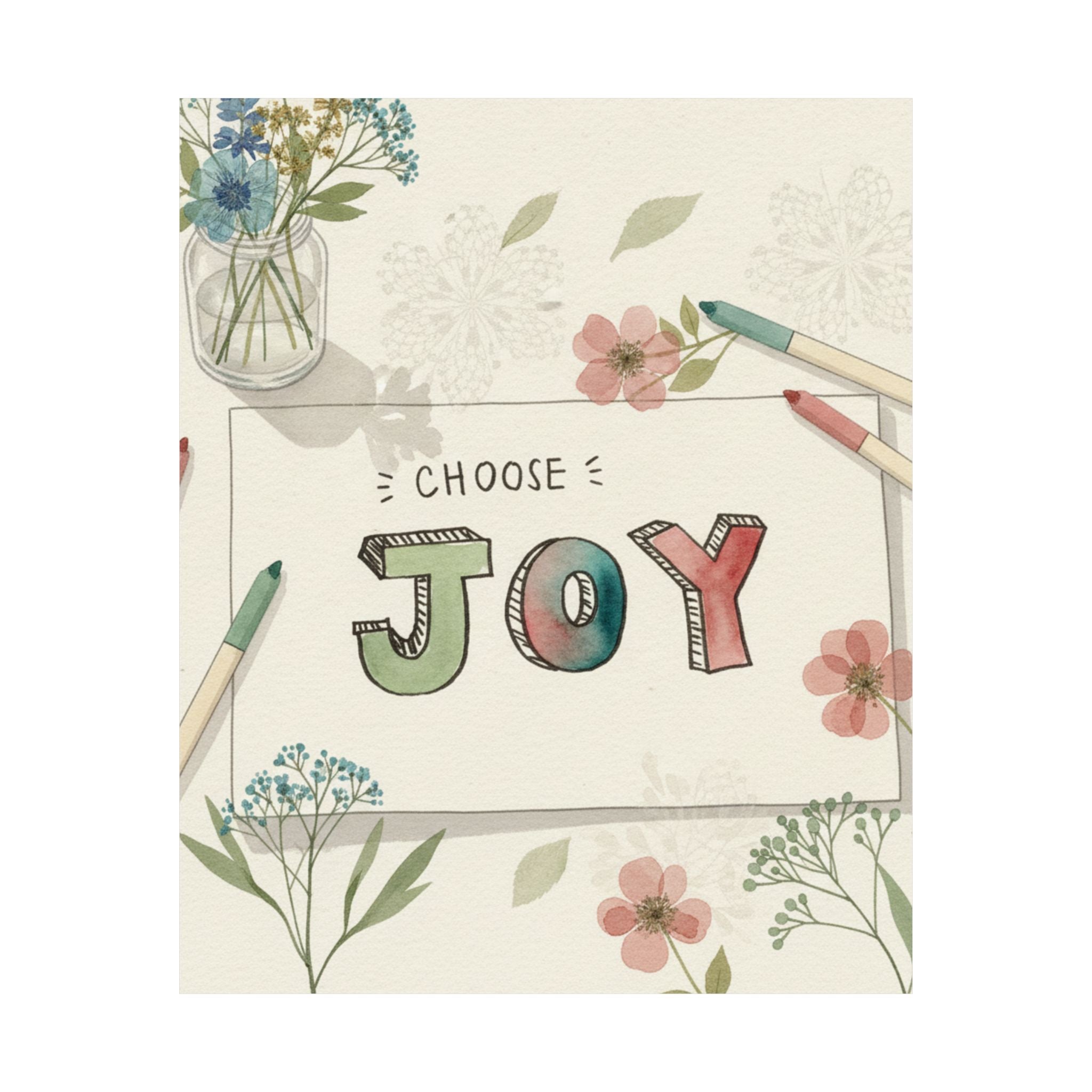 Botanical — Abstract — Matte Poster