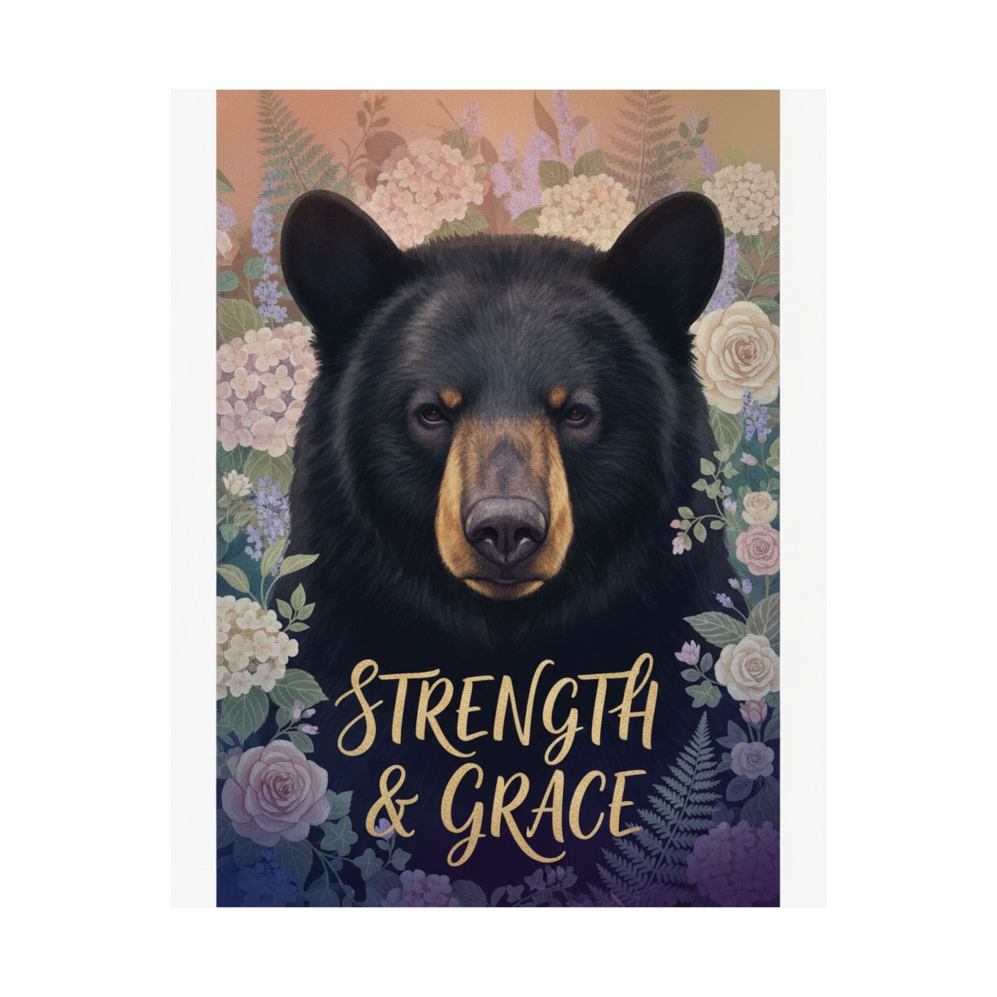 Affirmation — Bear — Matte Poster