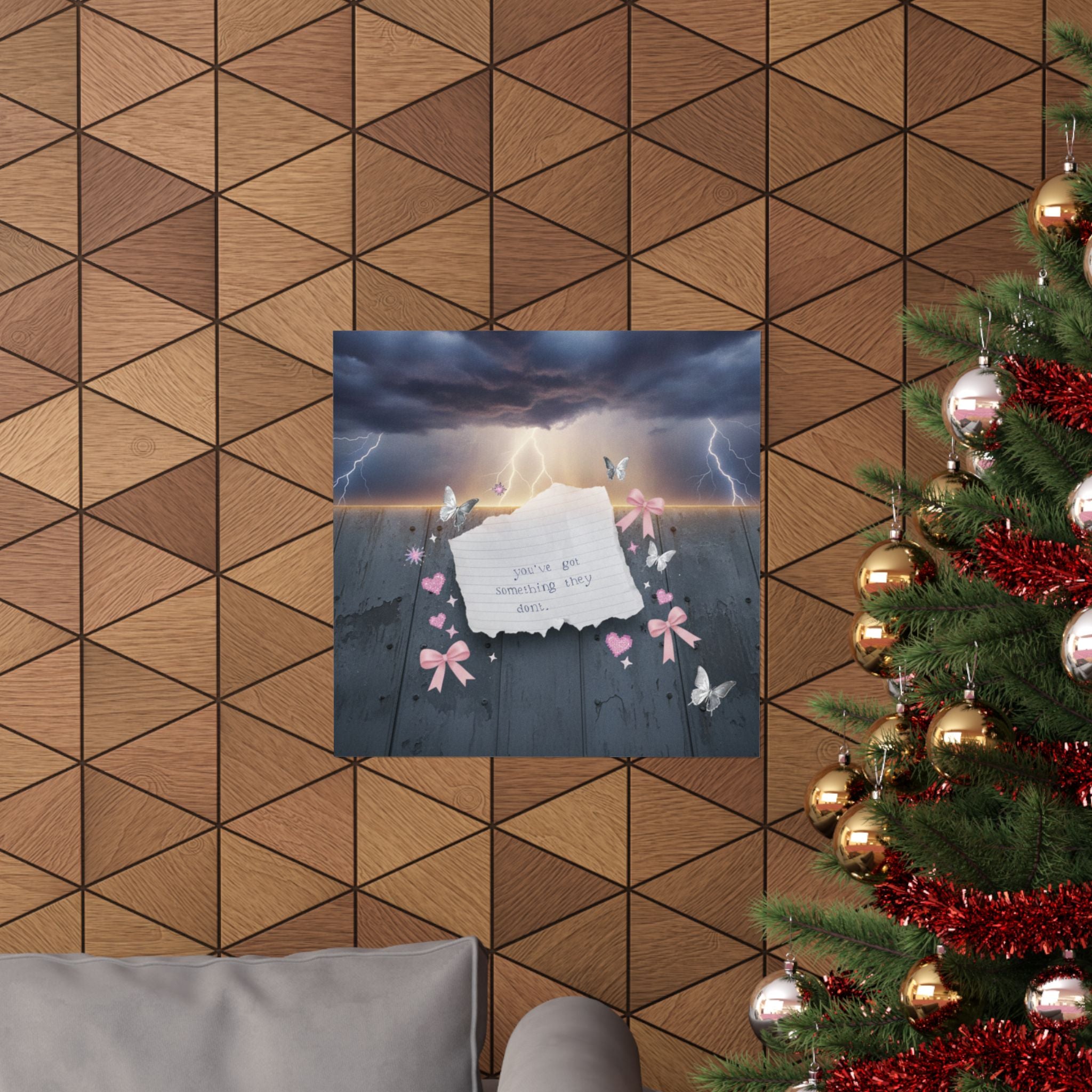 Dramatic Storm — Note — Matte Poster