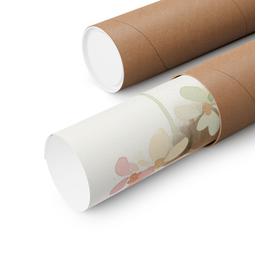 Watercolor — Candle — Matte Poster