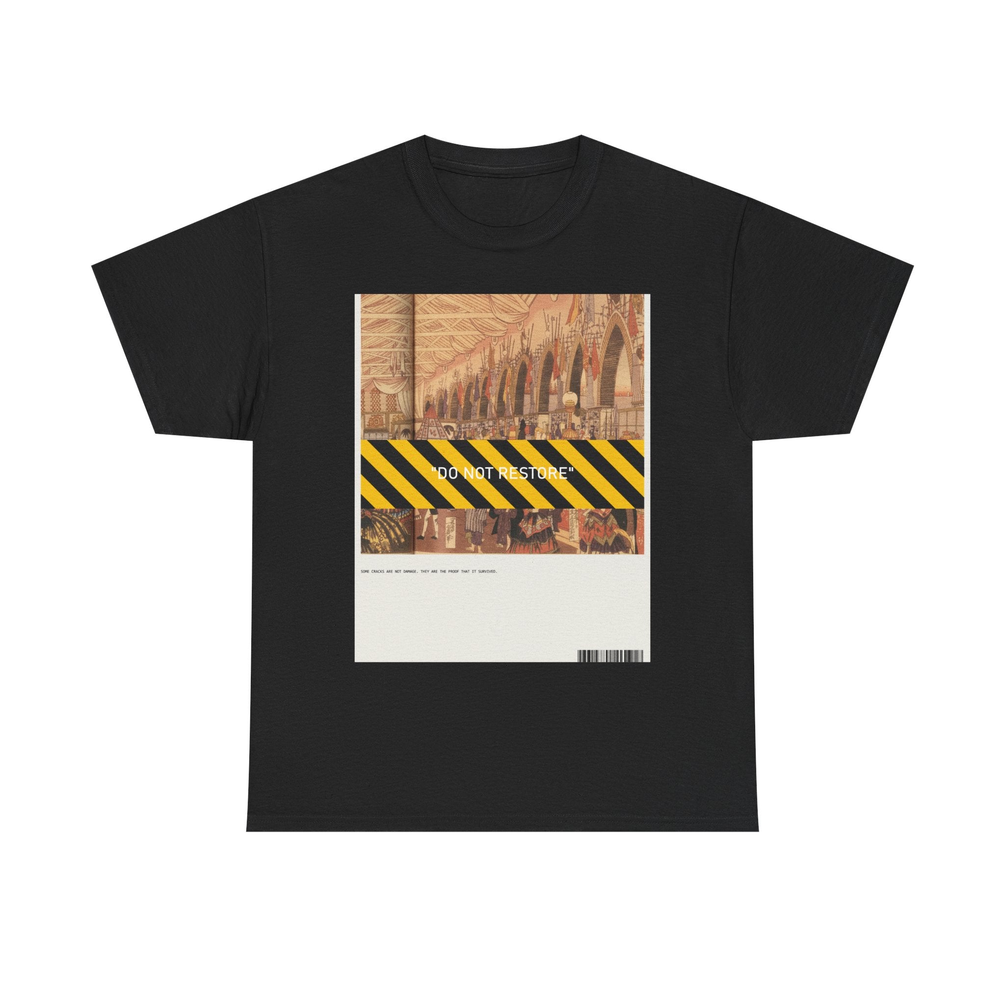 "DO NOT RESTORE" graphic tee by Zukkay