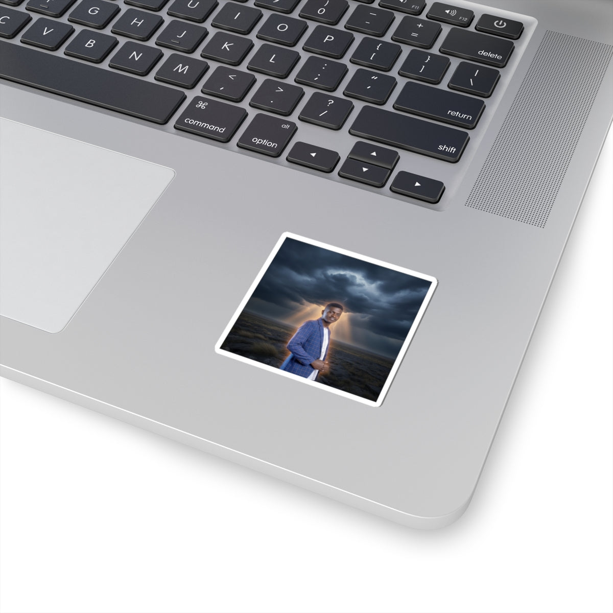 Dramatic Storm kiss-cut sticker — product view 11