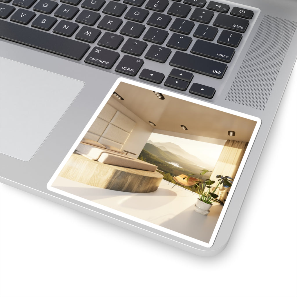 Scenic Nature — Bedroom — Kiss-Cut Sticker