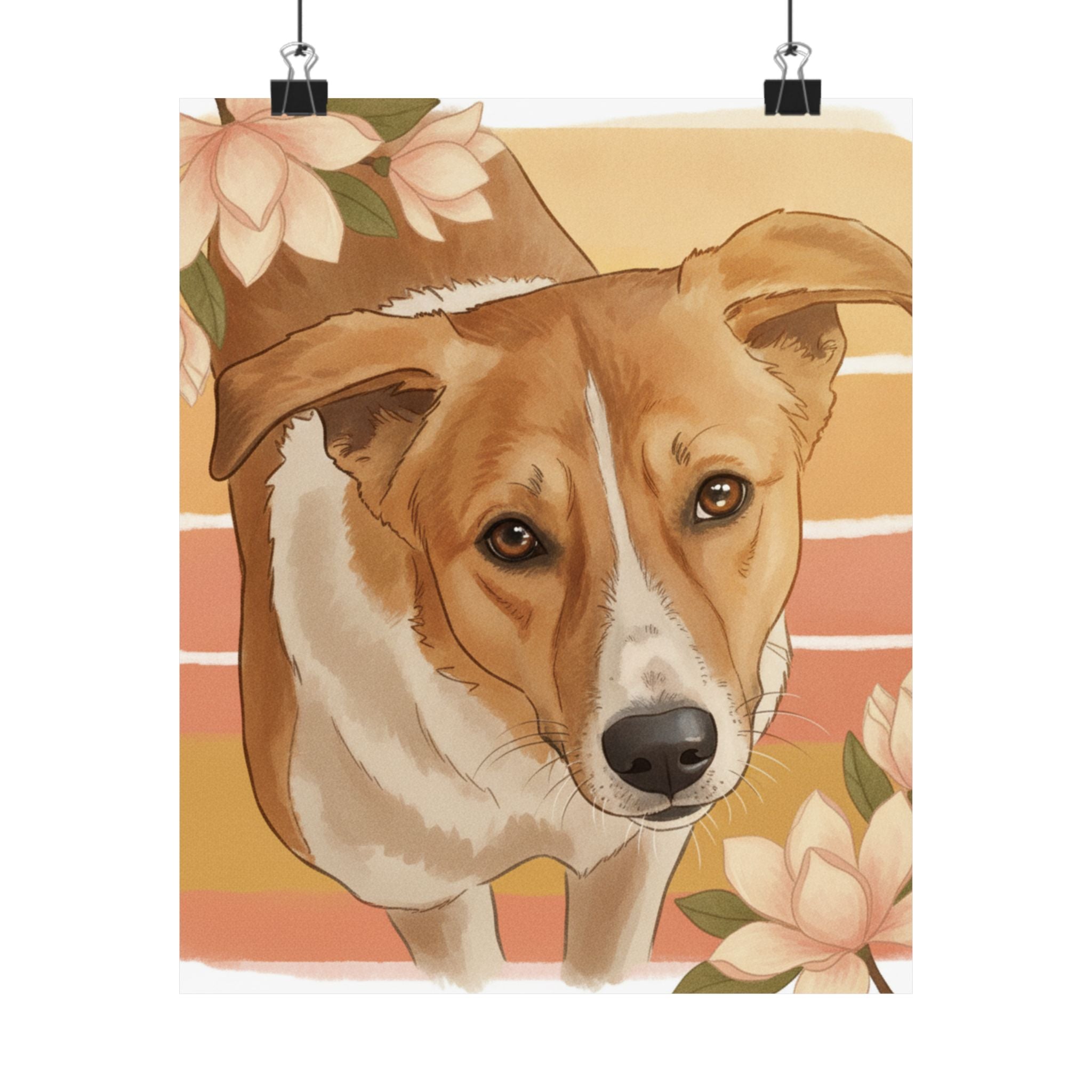 Southern Sunset — Dog — Matte Poster
