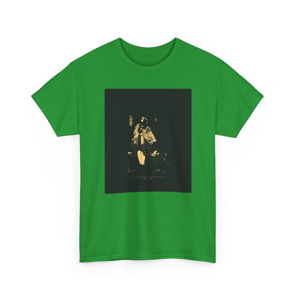 NO. 001 Gold Kabuki Samurai Ukiyo-e Graphic Tee