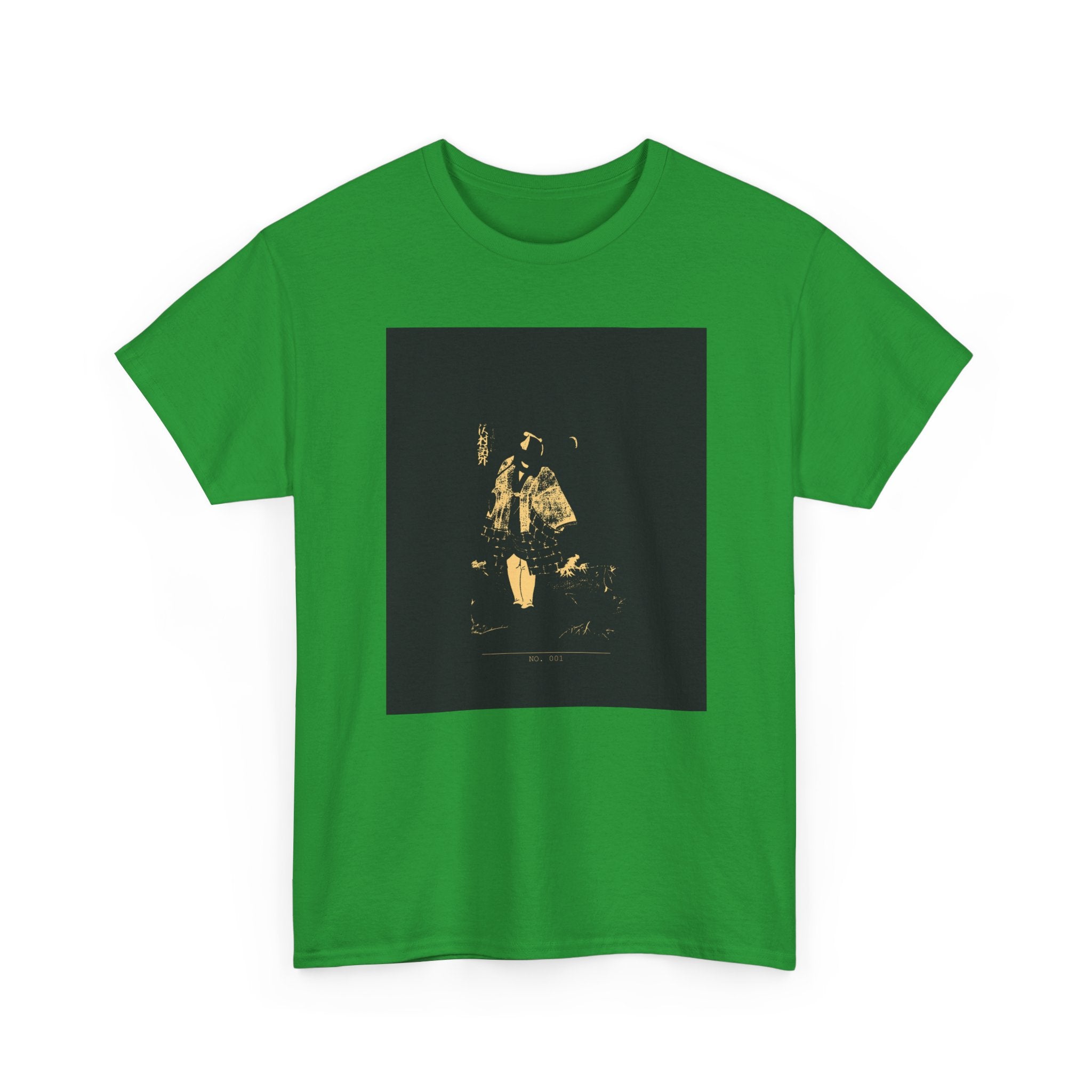 NO. 001 Gold Kabuki Samurai Ukiyo-e Graphic Tee