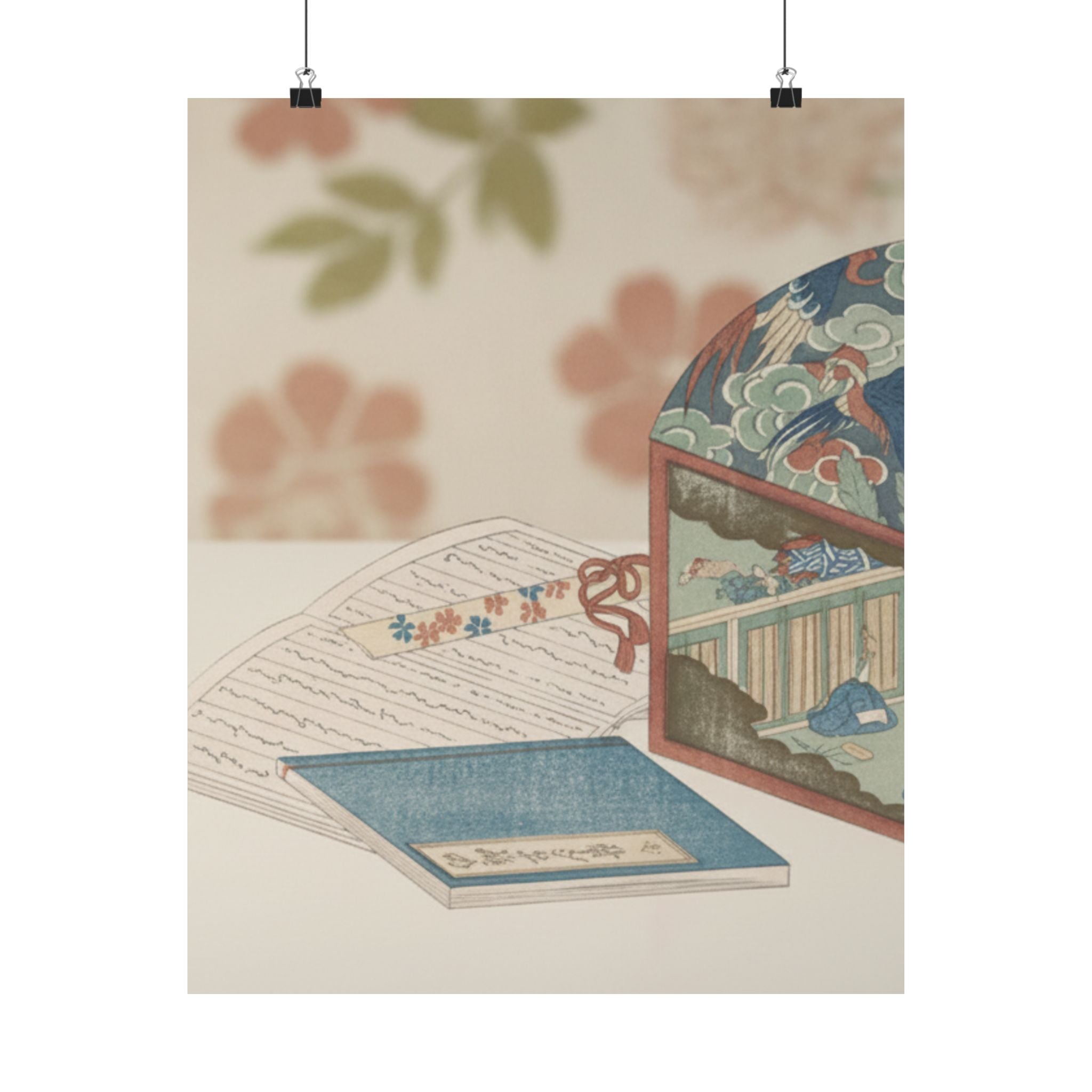 Product Marketing — Box And Books — Matte Poster