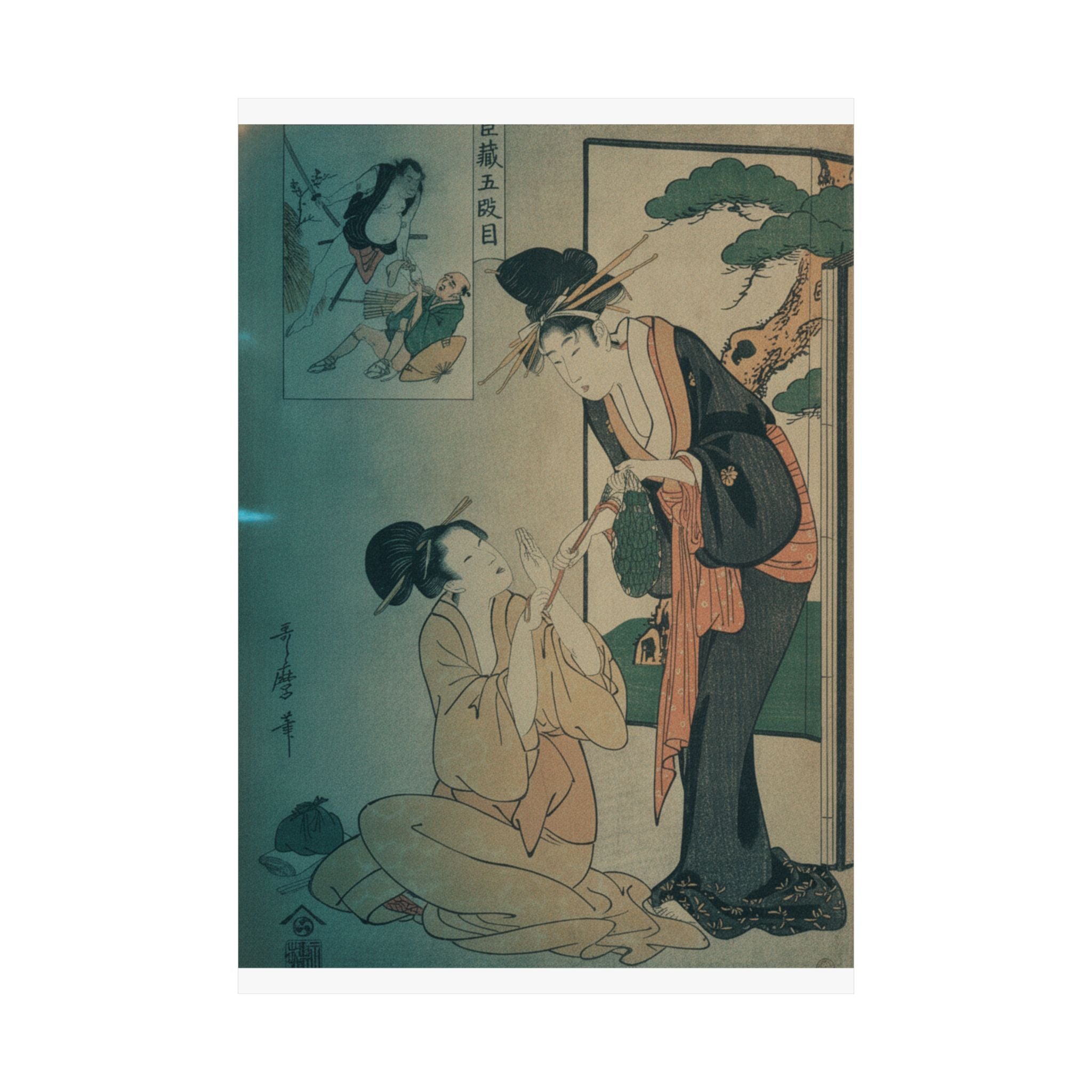 Cinematic — A Woman Snatching A Bag Of Sweetmeats From Her Mother — Matte Poster