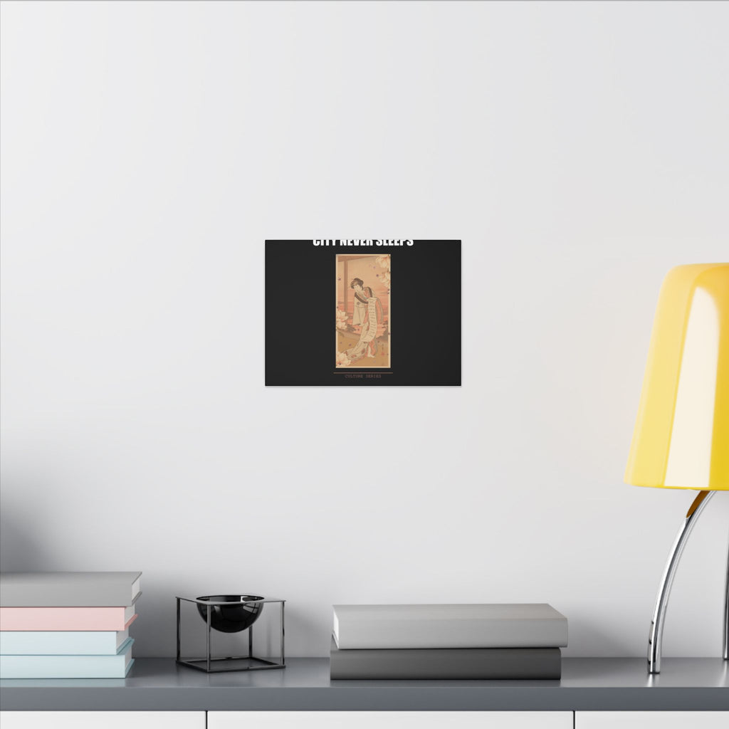 STREET CERTIFIED | The Second Yamashito Kinsaku As A Courtesan Standing In A Room — Matte Canvas