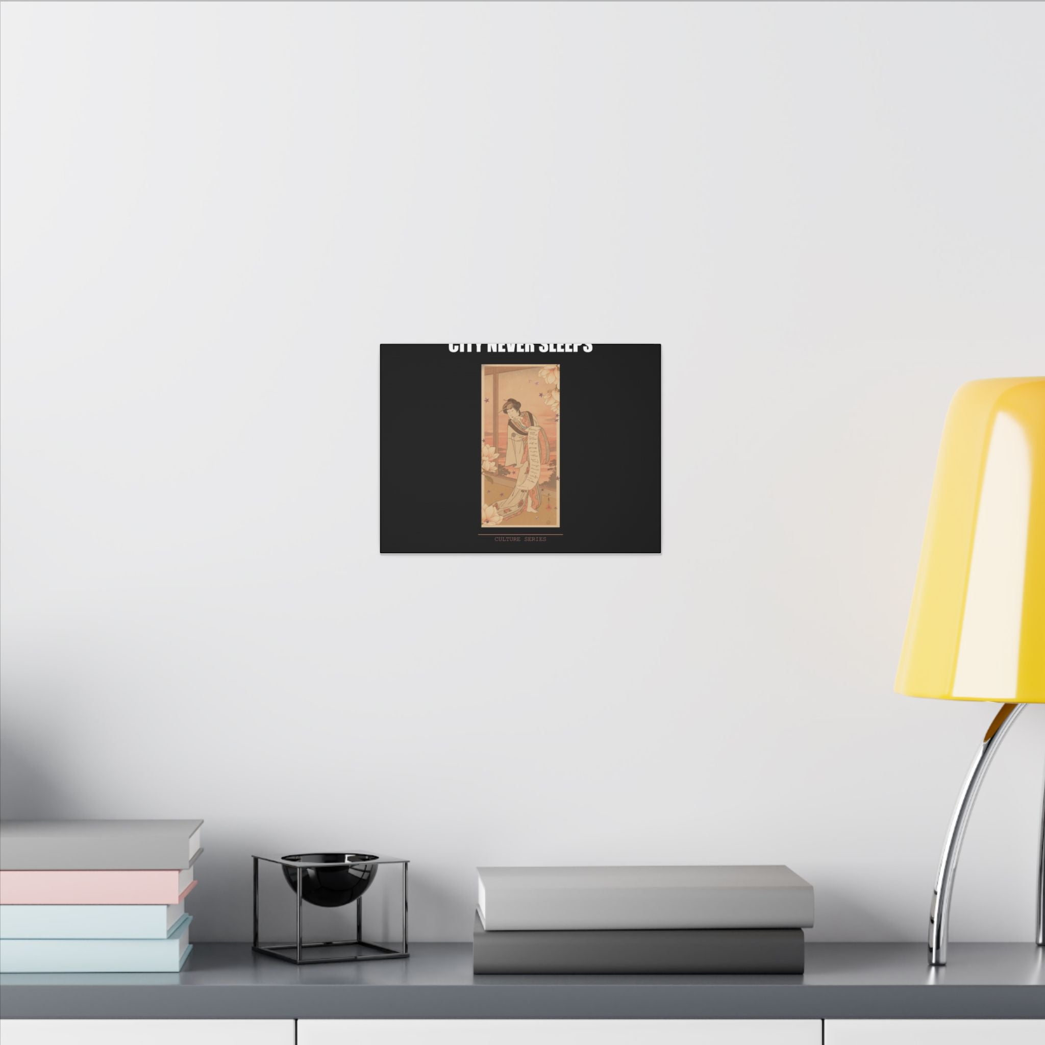 STREET CERTIFIED | The Second Yamashito Kinsaku As A Courtesan Standing In A Room — Matte Canvas
