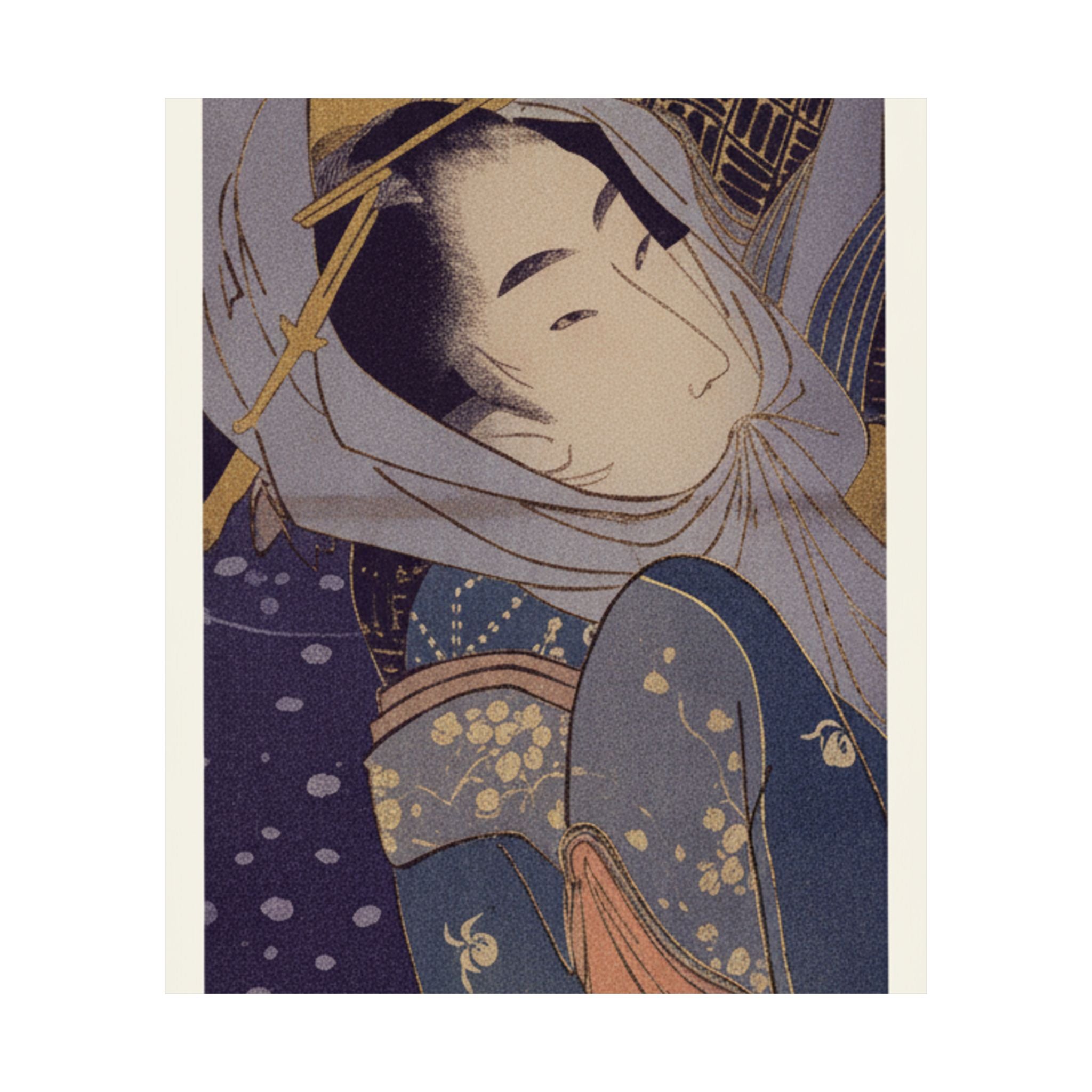 Celestial — Girl And Lover In Snow — Matte Poster