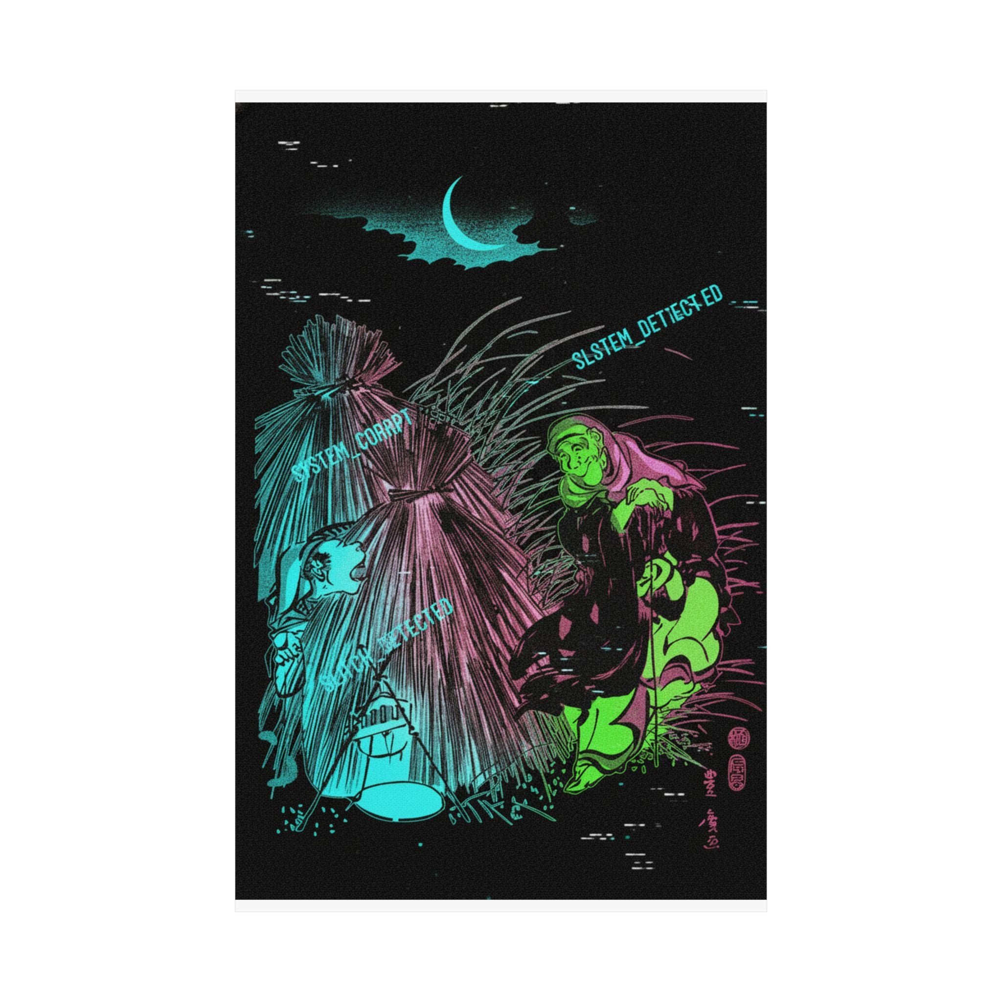 Glitch Culture — Trapping The Fox — Matte Poster