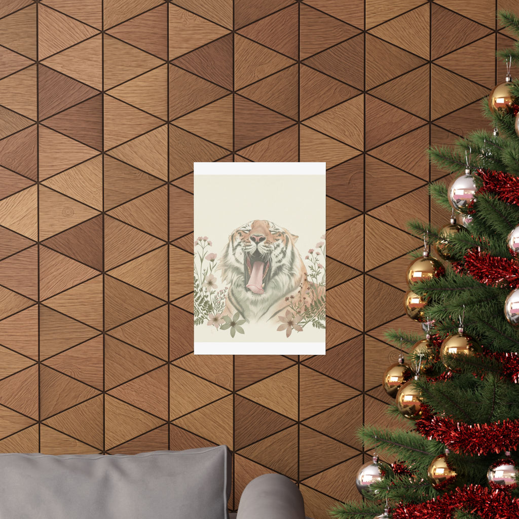 Botanical — Tiger — Matte Poster