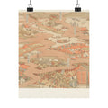 Watercolor — Edo Hakkei No Zu — Matte Poster
