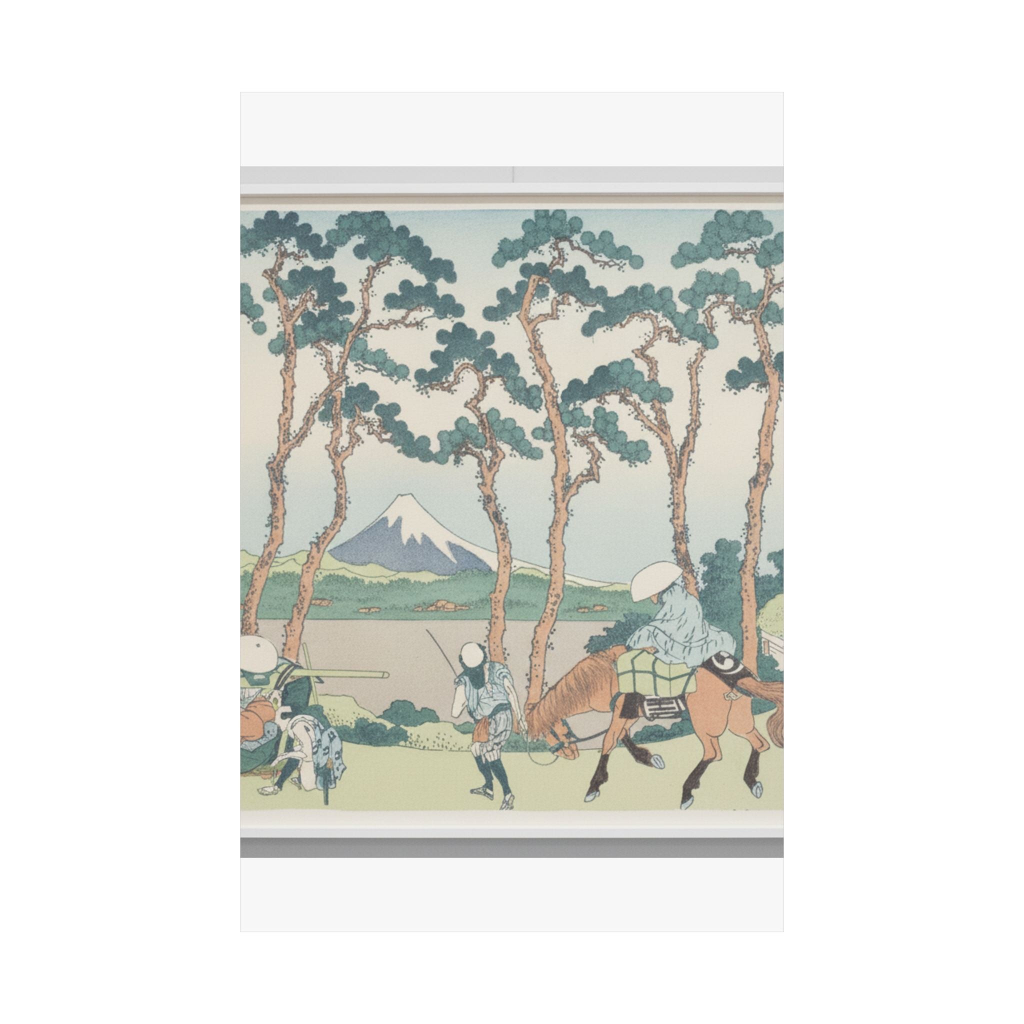 Watercolor — Hodogaya On The Tōkaidō (Tōkaidō Hodogaya), From The Series Thirty-Six Views Of  — Matte Poster