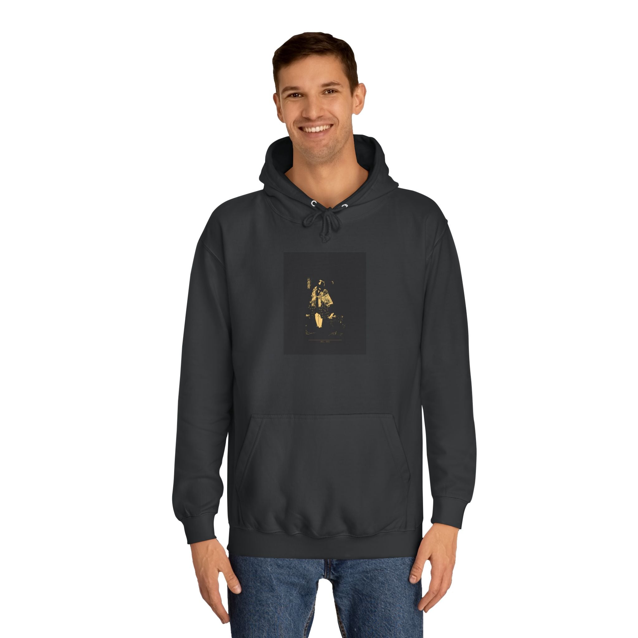 NO. 001 Gold Kabuki Samurai Ukiyo-e Graphic Hoodie