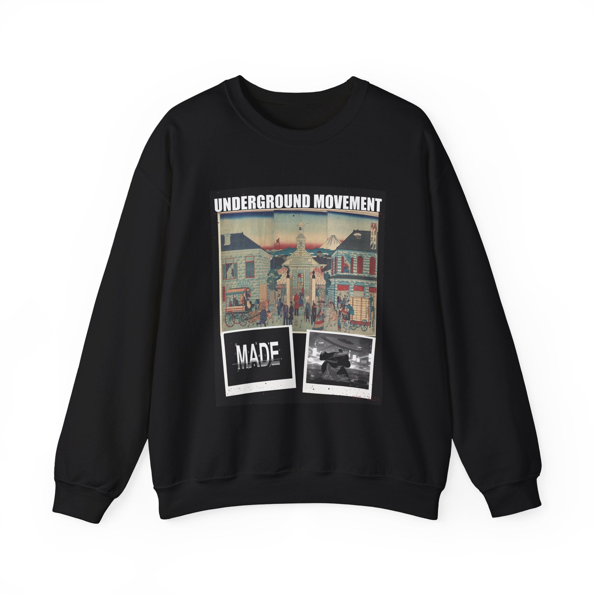 UNDERGROUND MOVEMENT crewneck sweatshirt — product view 2