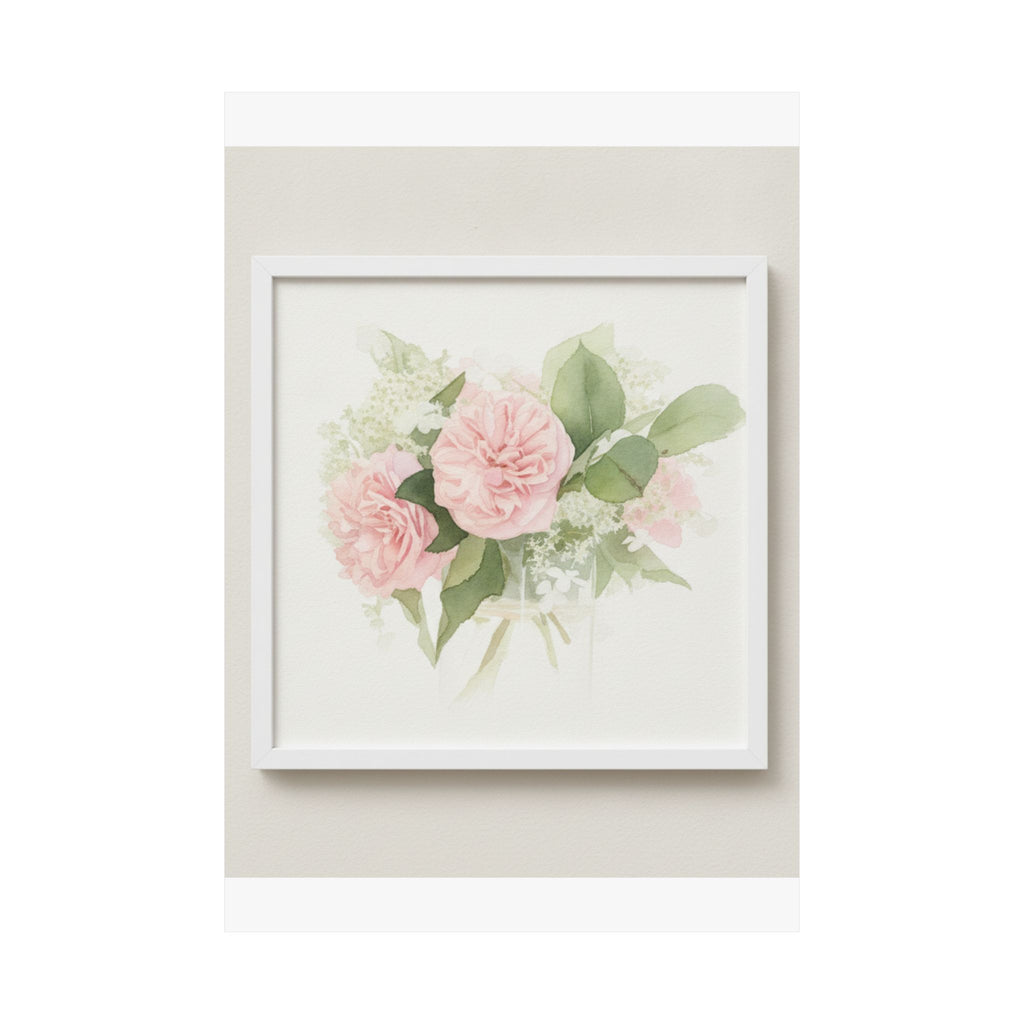 Watercolor — Flower — Matte Poster