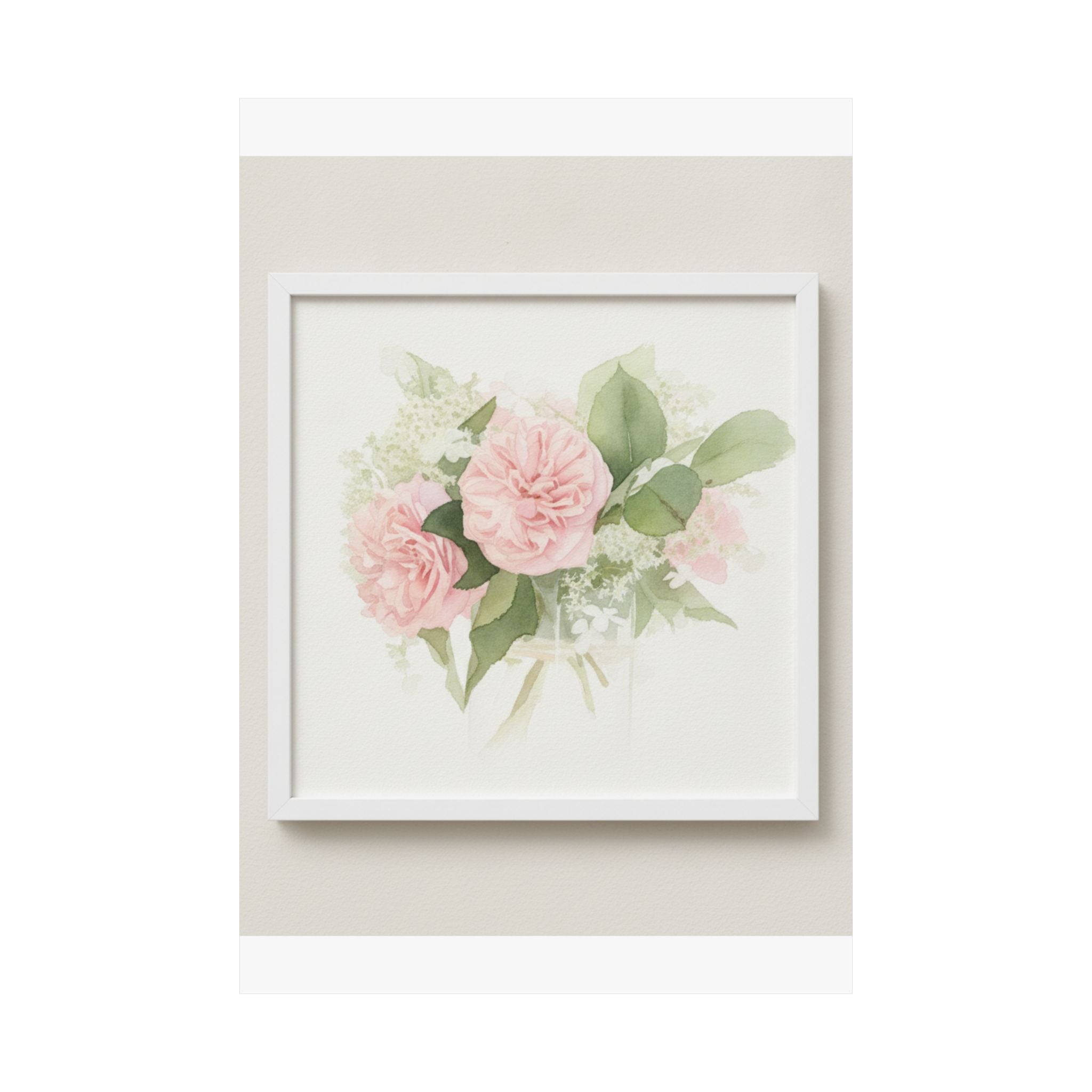 Watercolor — Flower — Matte Poster
