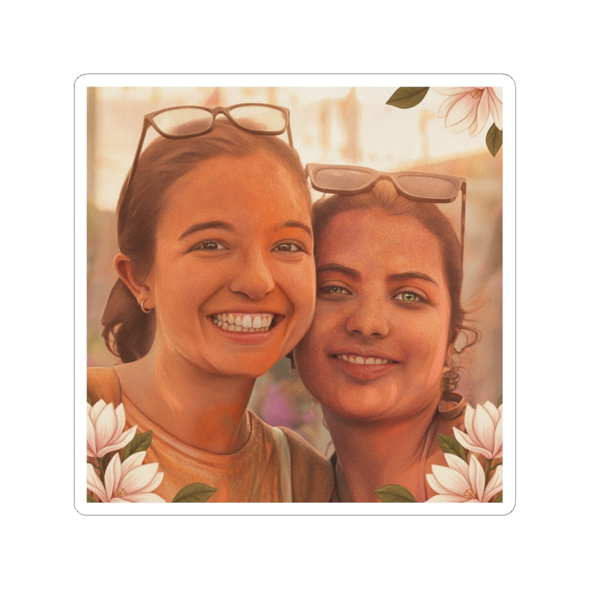 Southern Sunset — People — Kiss-Cut Sticker