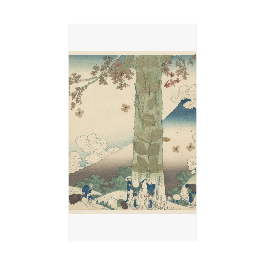 Botanical — Mishima Pass In Kai Province (Kōshū Mishima Goe), From The Series Thirty-Six Vie — Matte Poster