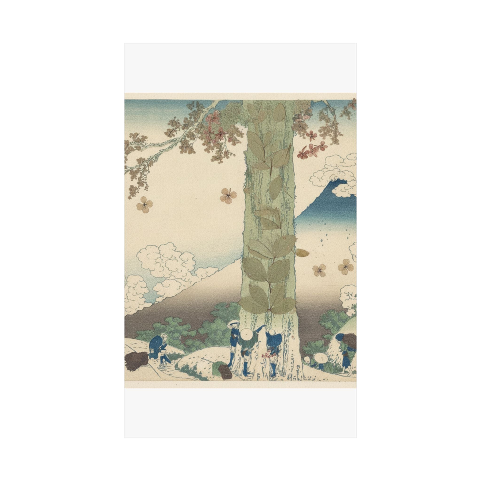 Botanical — Mishima Pass In Kai Province (Kōshū Mishima Goe), From The Series Thirty-Six Vie — Matte Poster